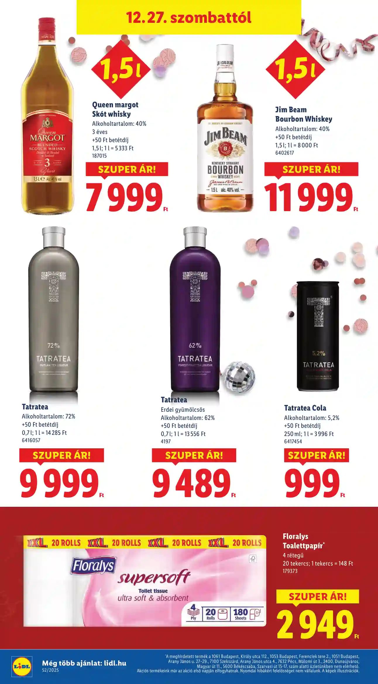 Lidl akciós újság 52. hét (Érvényes 12.27-től) (12 oldal)