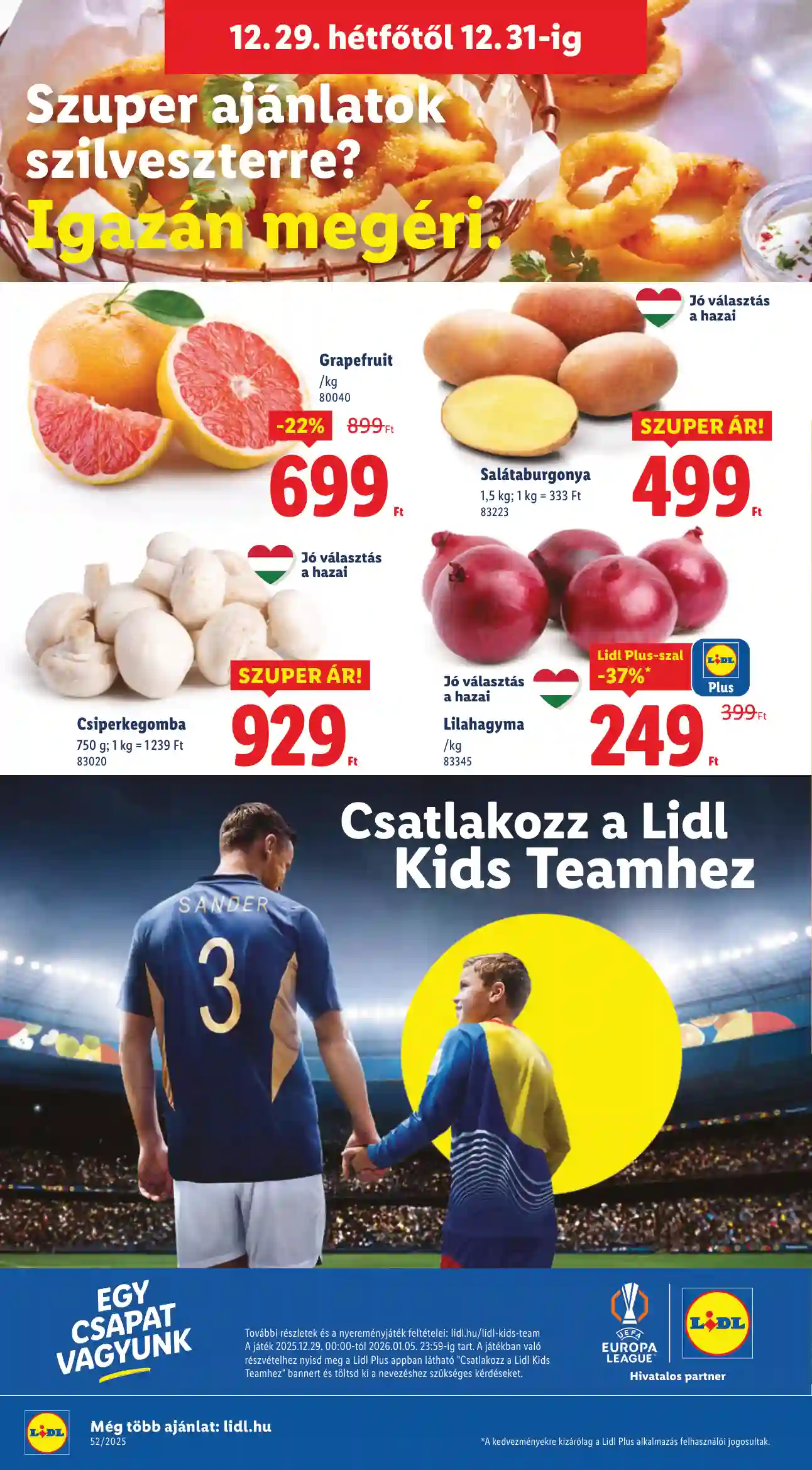 Lidl akciós újság 52. hét (Érvényes 12.27-től) (39 oldal)