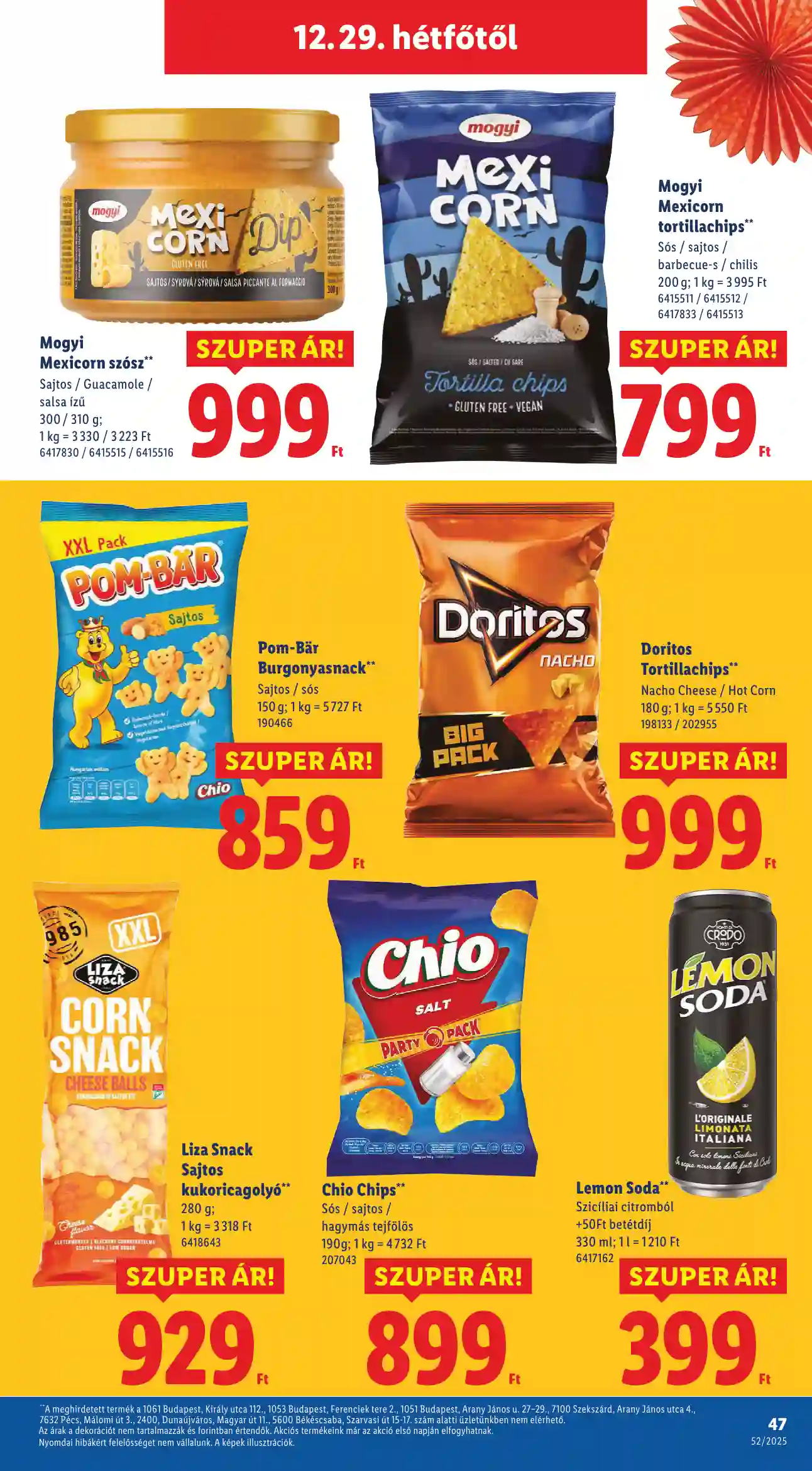 Lidl akciós újság 52. hét (Érvényes 12.27-től) (42 oldal)