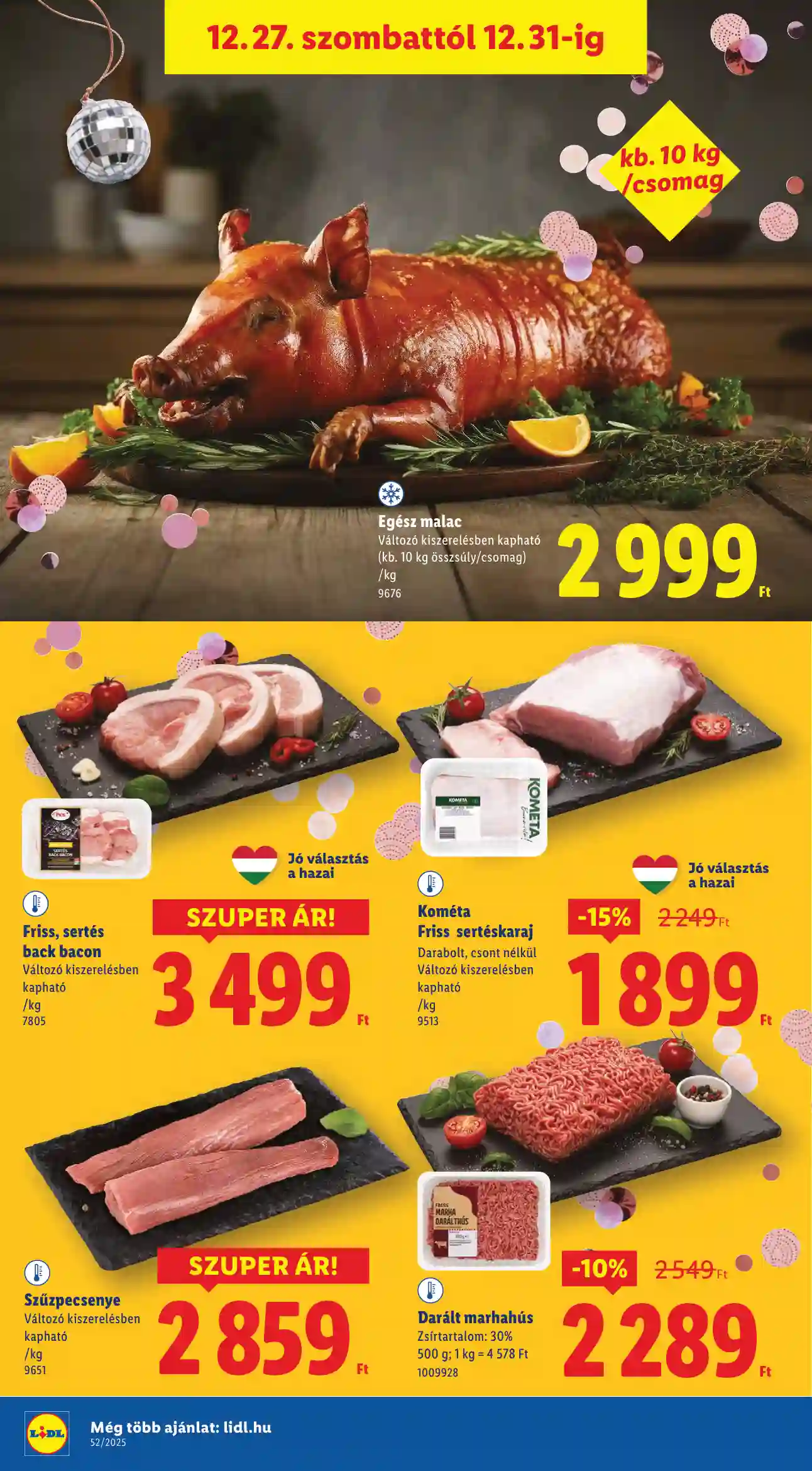 Lidl akciós újság 52. hét (Érvényes 12.27-től) (44 oldal)