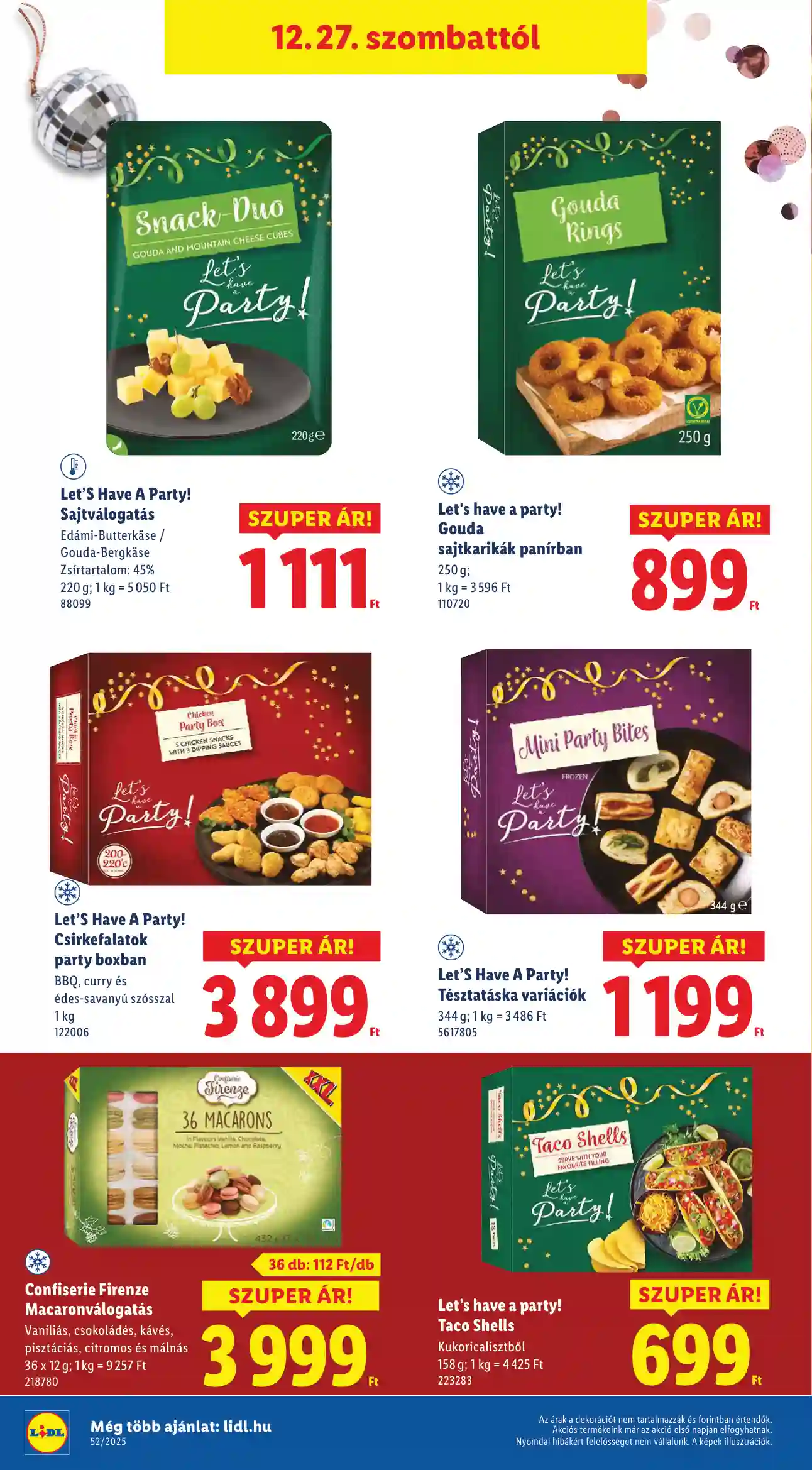 Lidl akciós újság 52. hét (Érvényes 12.27-től) (46 oldal)