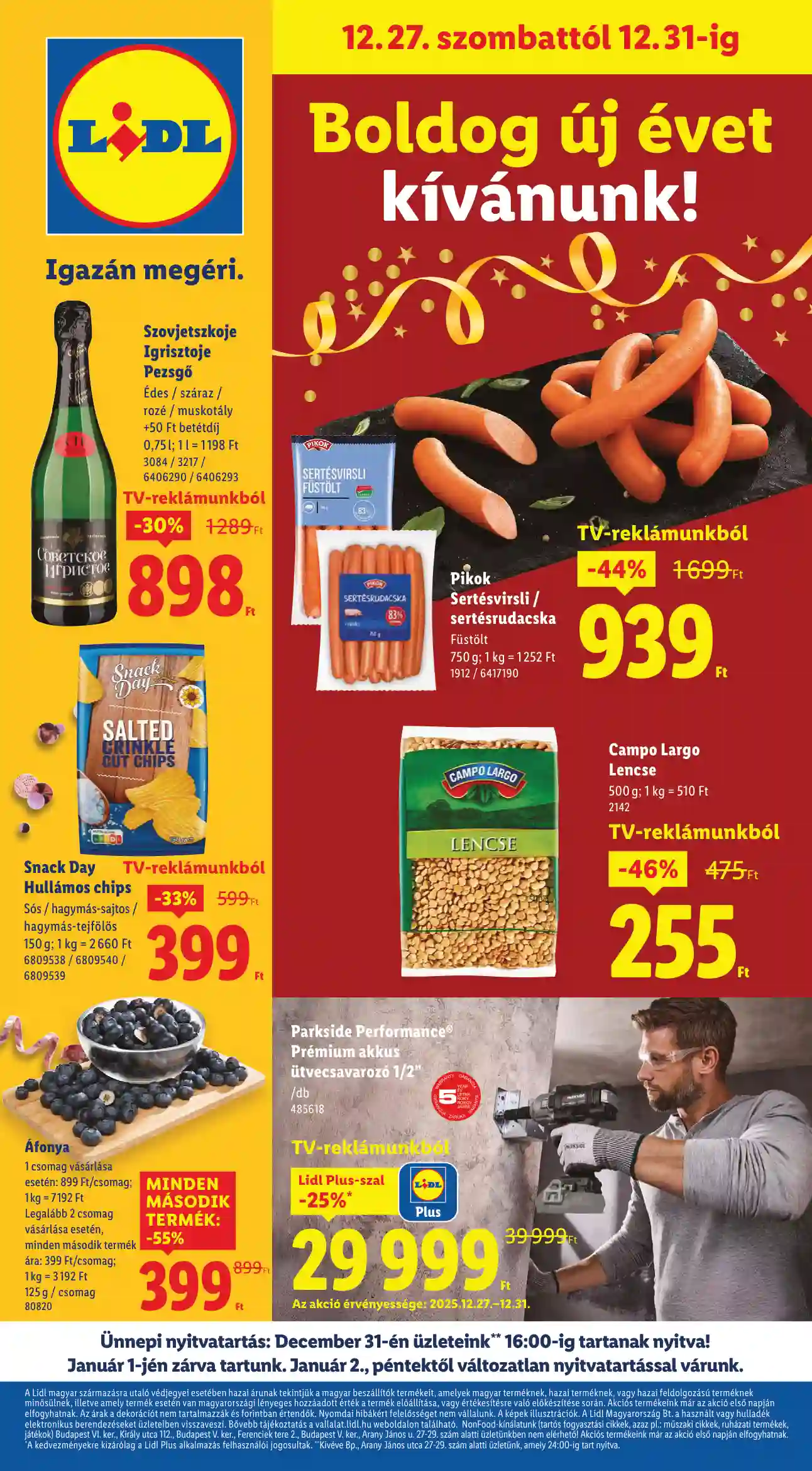 LIDL Érvényes 12.27-től 52.hét