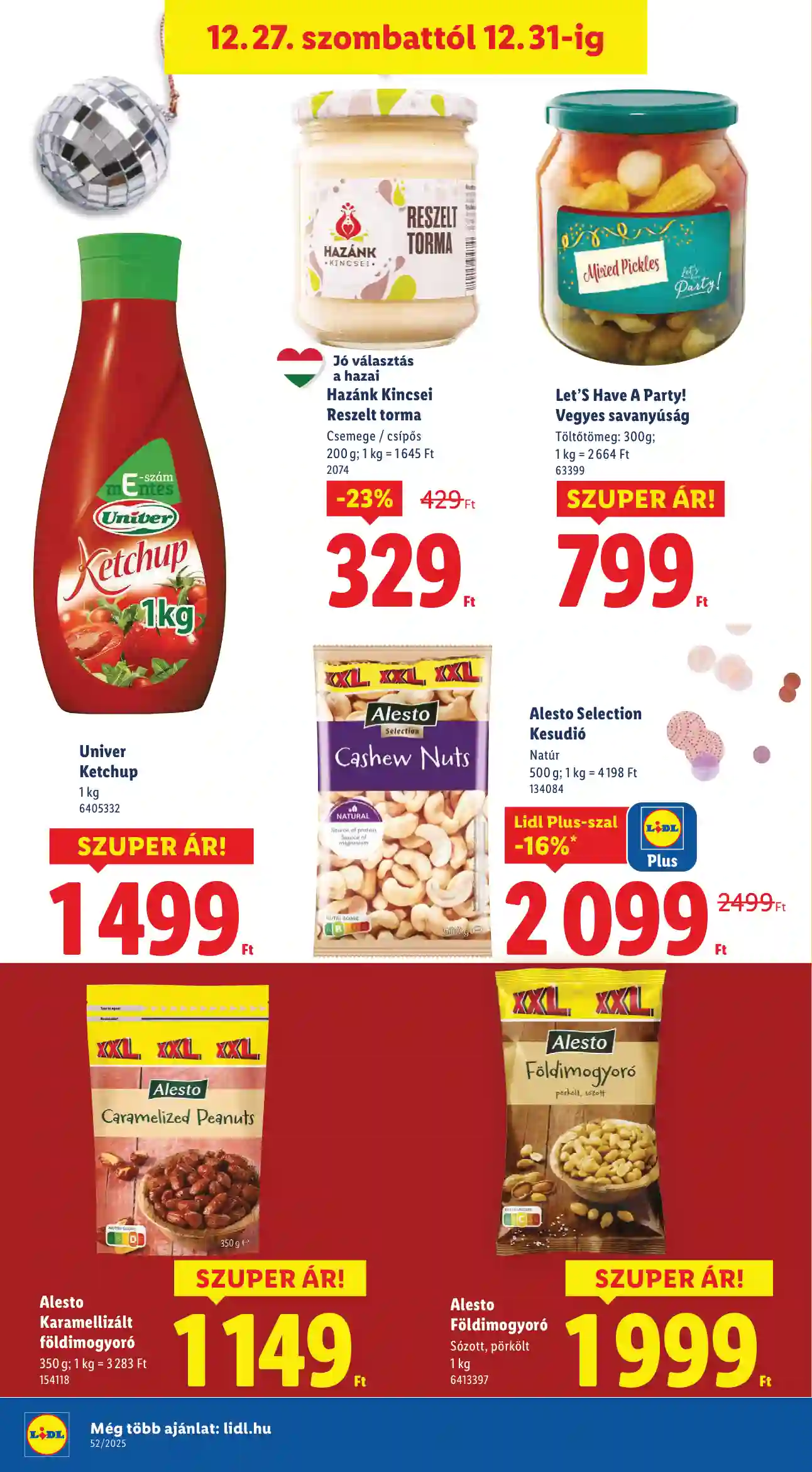 Lidl akciós újság 52. hét (Érvényes 12.27-től) (4 oldal)