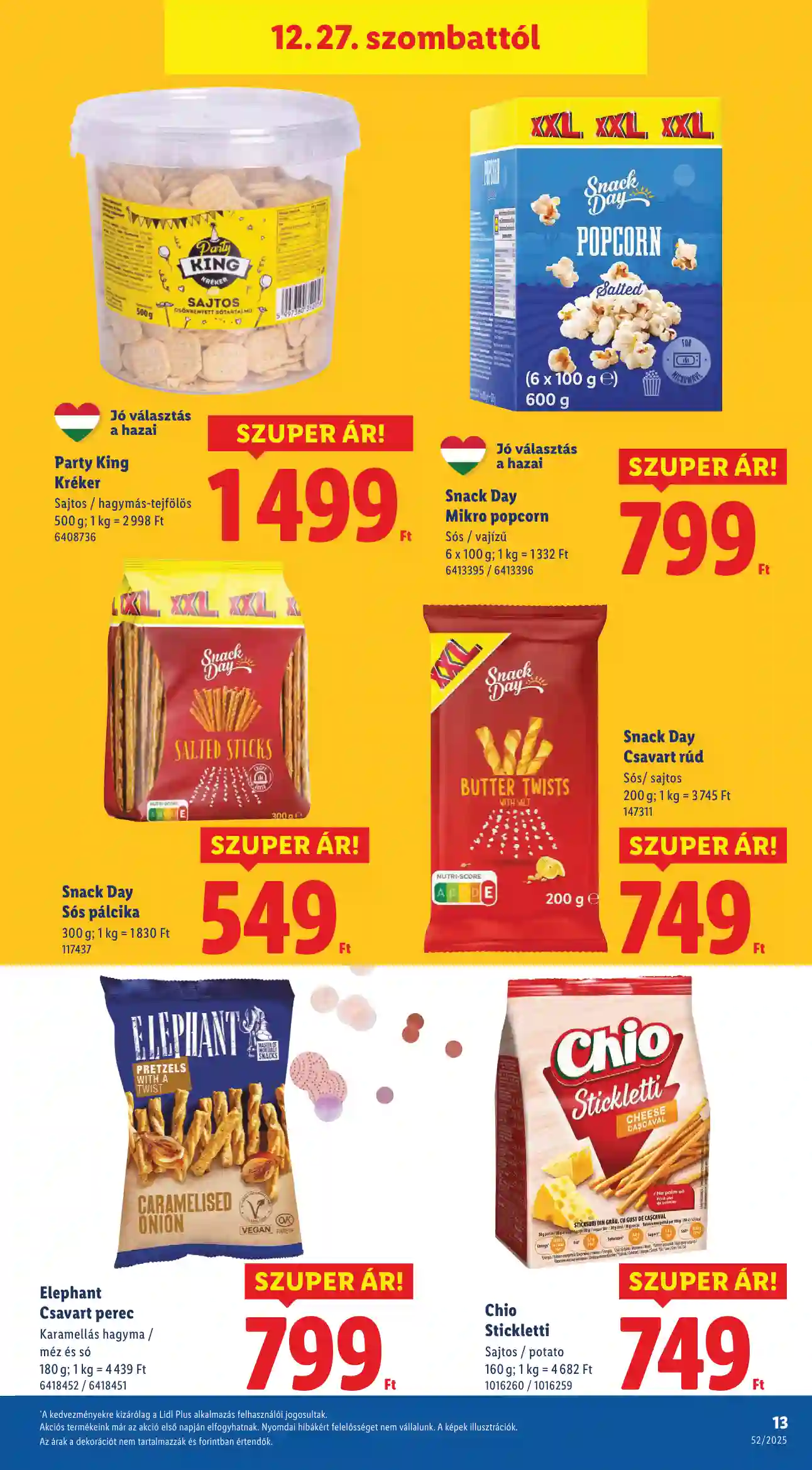 Lidl akciós újság 52. hét (Érvényes 12.27-től) (5 oldal)