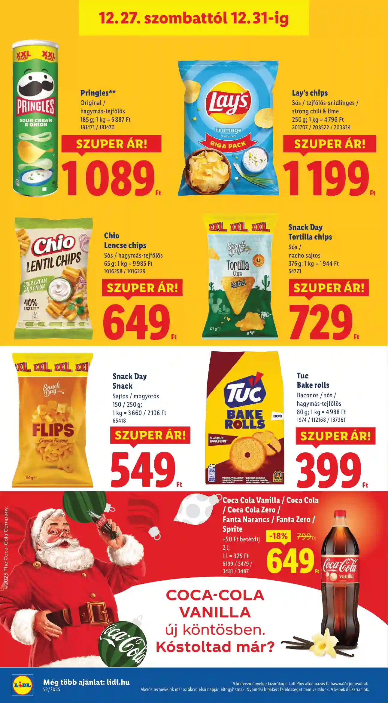 Lidl akciós újság 52. hét (Érvényes 12.27-től) (6 oldal)