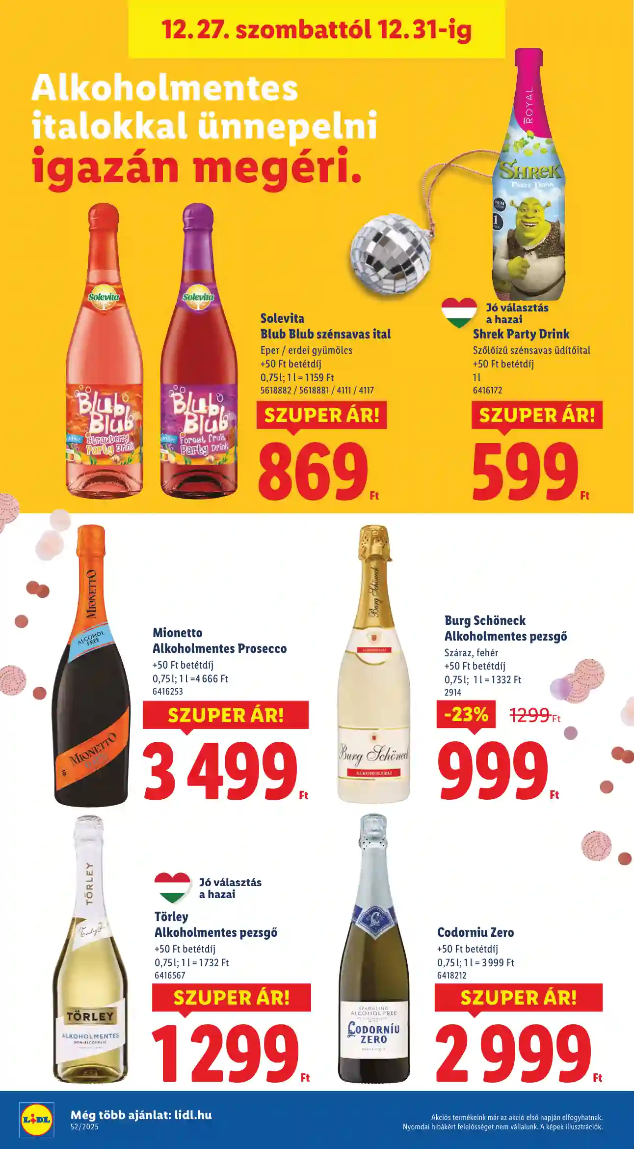 Lidl akciós újság 52. hét (Érvényes 12.27-től) (8 oldal)