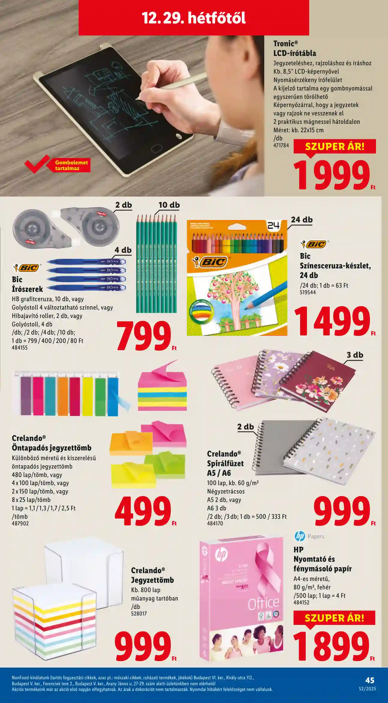 Lidl akciós újság 52. hét (Érvényes 12.27-től) (40 oldal)