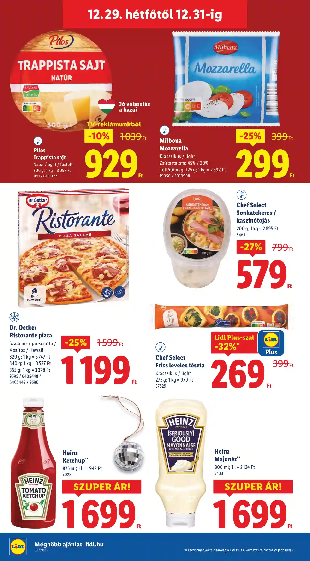 Lidl akciós újság 52. hét (Érvényes 12.27-től) (43 oldal)