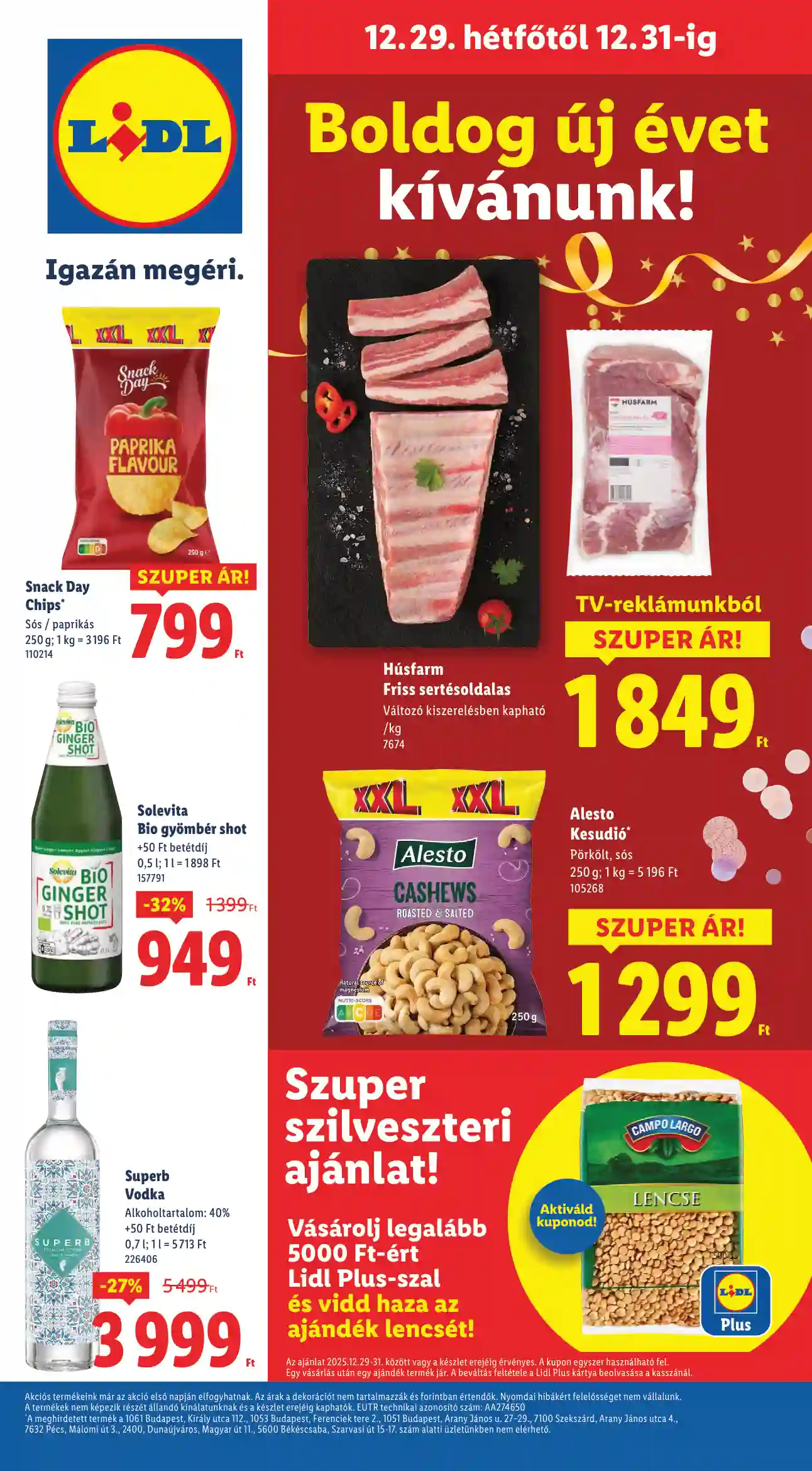 Lidl akciós újság 52. hét (Érvényes 12.27-től) (45 oldal)