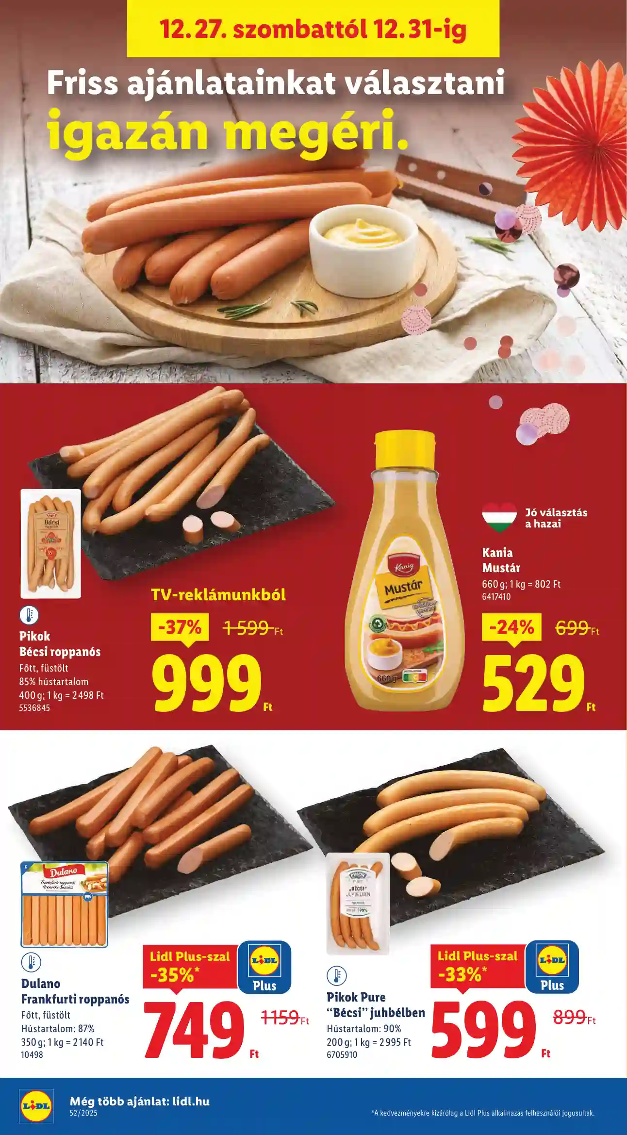Lidl akciós újság 52. hét (Érvényes 12.27-től) (46 oldal)