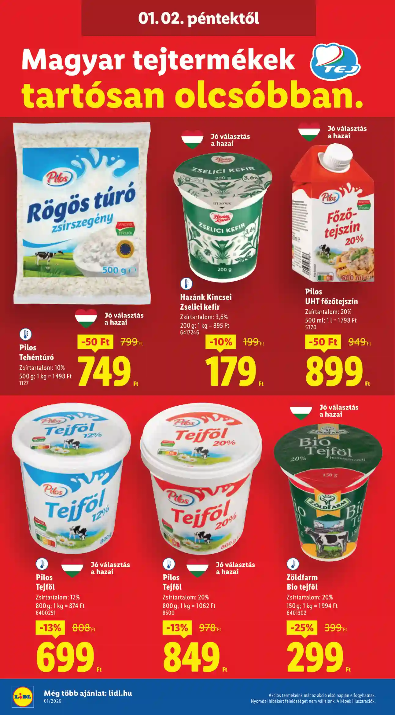 Lidl akciós újság 1. hét (Érvényes 01.02-től) (2 oldal)