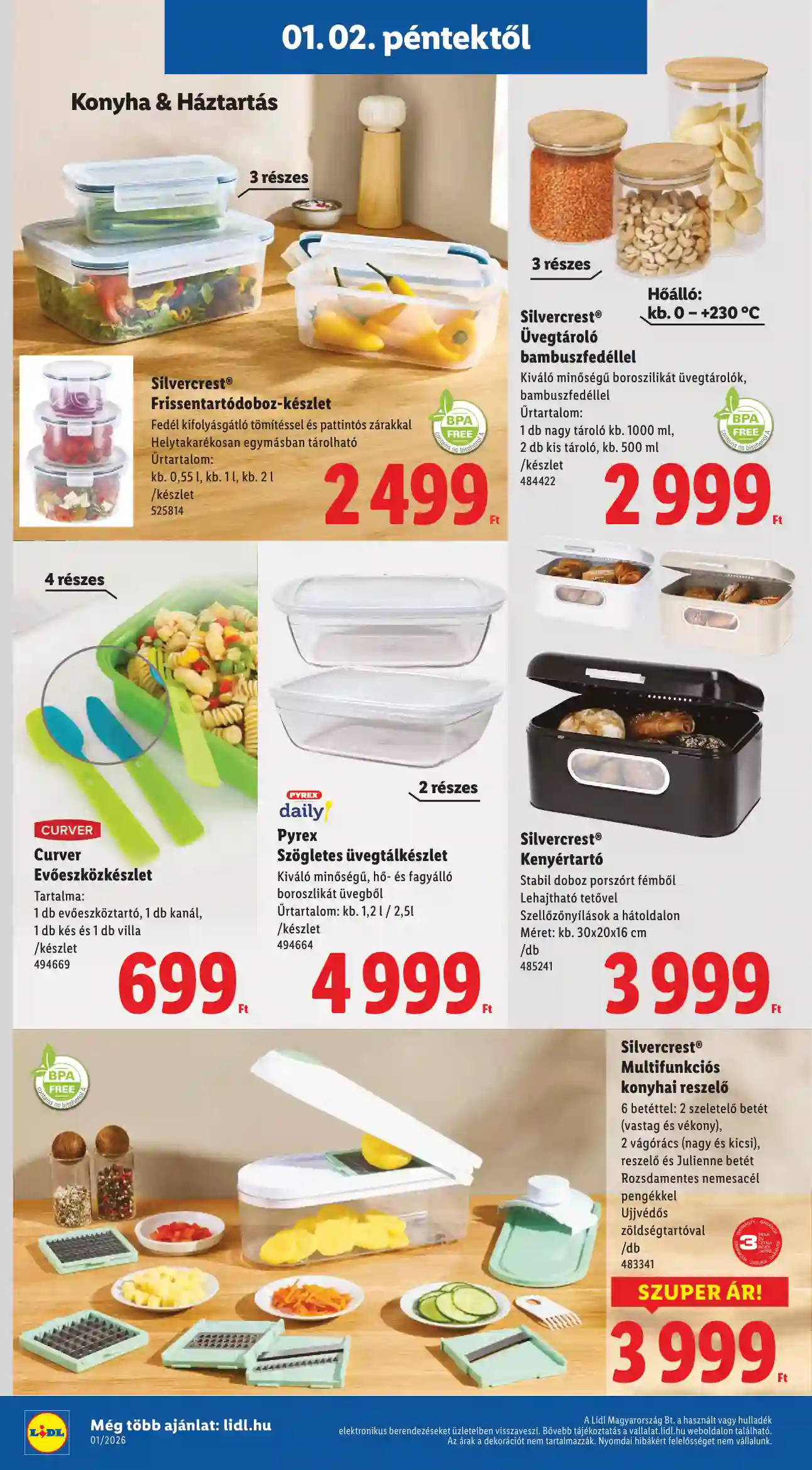 Lidl akciós újság 1. hét (Érvényes 01.02-től) (23 oldal)
