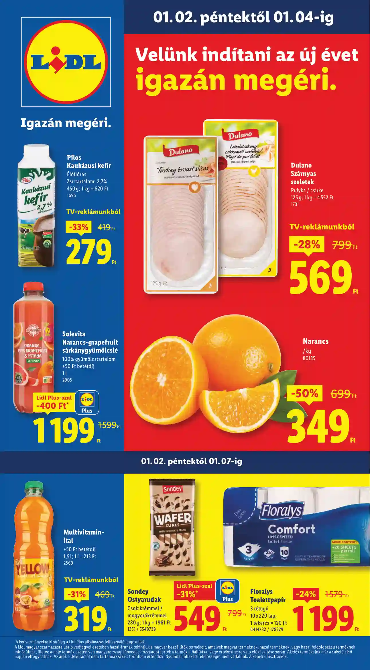 LIDL Érvényes 01.02-től 1.hét