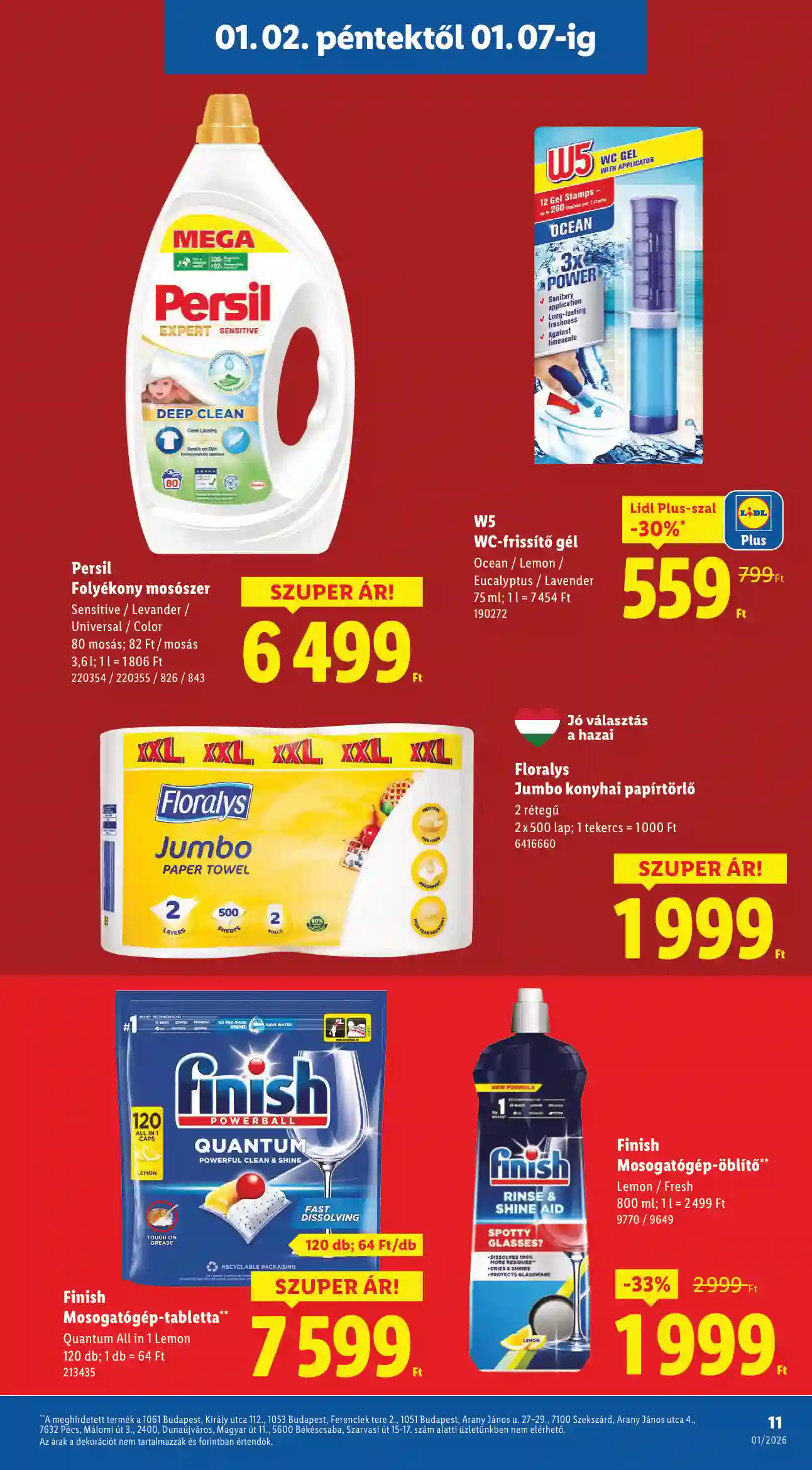Lidl akciós újság 1. hét (Érvényes 01.02-től) (3 oldal)