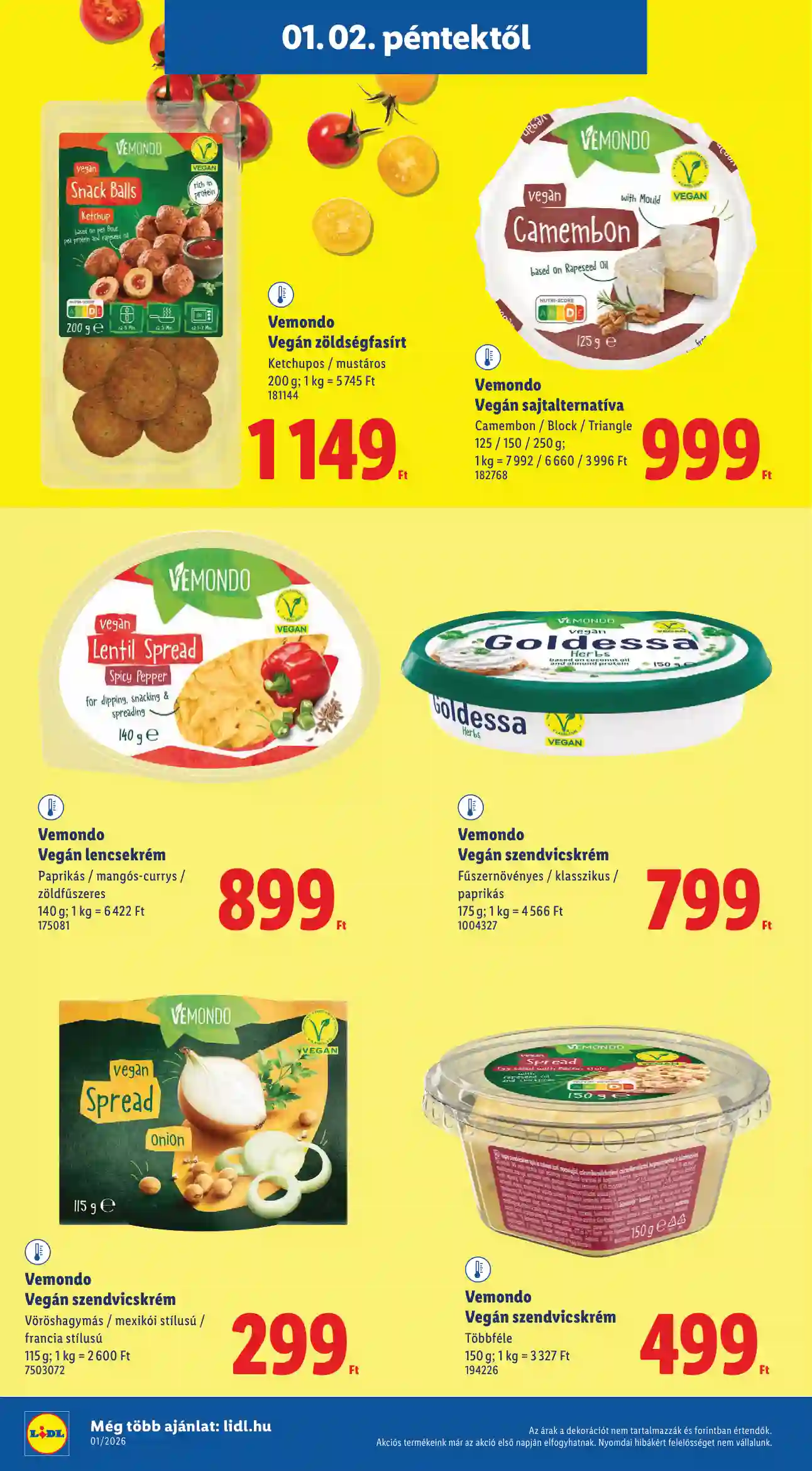 Lidl akciós újság 1. hét (Érvényes 01.02-től) (6 oldal)