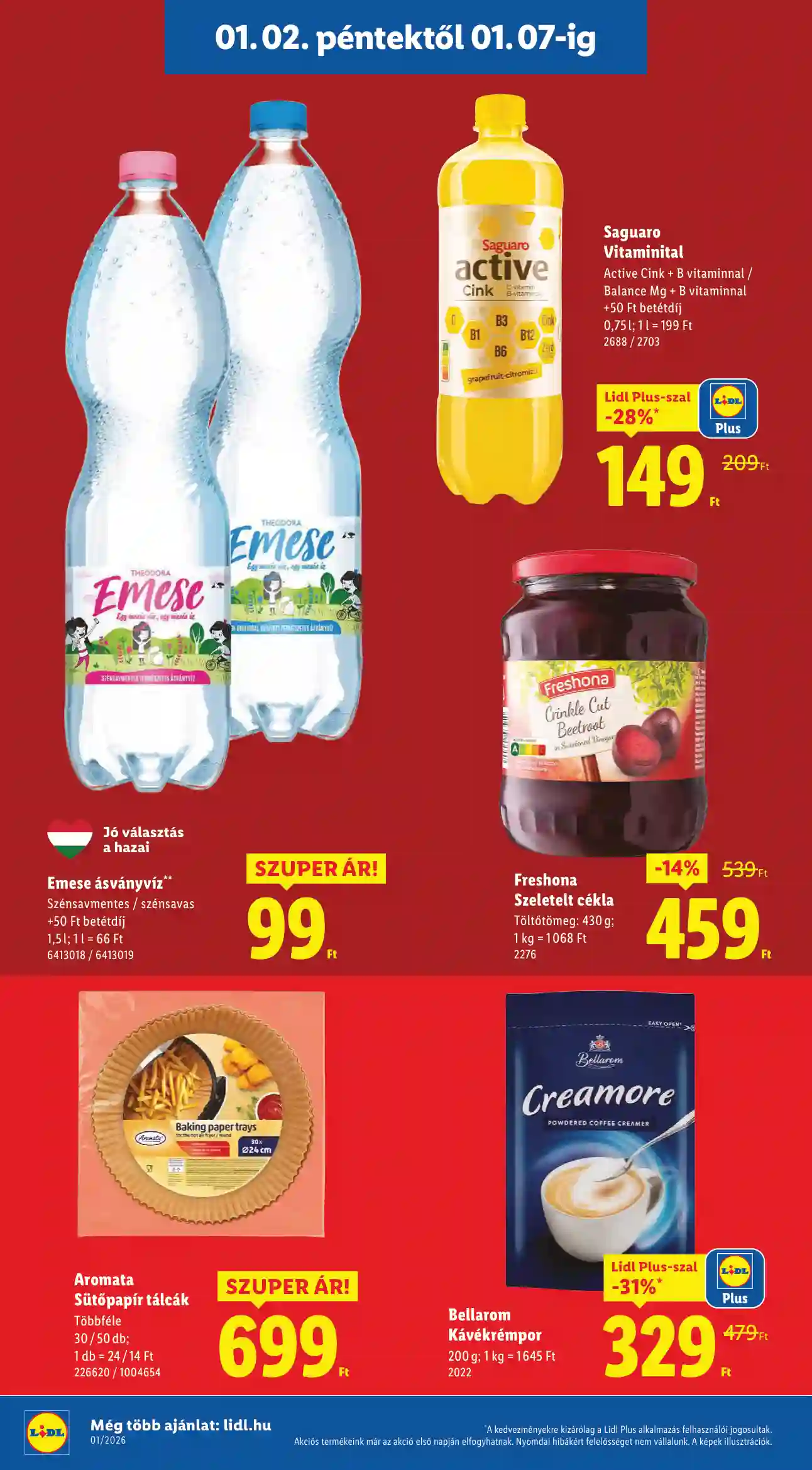 Lidl akciós újság 1. hét (Érvényes 01.02-től) (64 oldal)