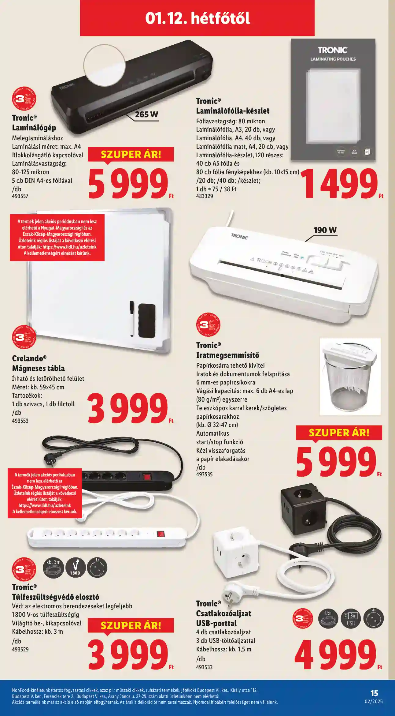 Lidl akciós újság 2. hét (Érvényes 01.08-tól) (7 oldal)
