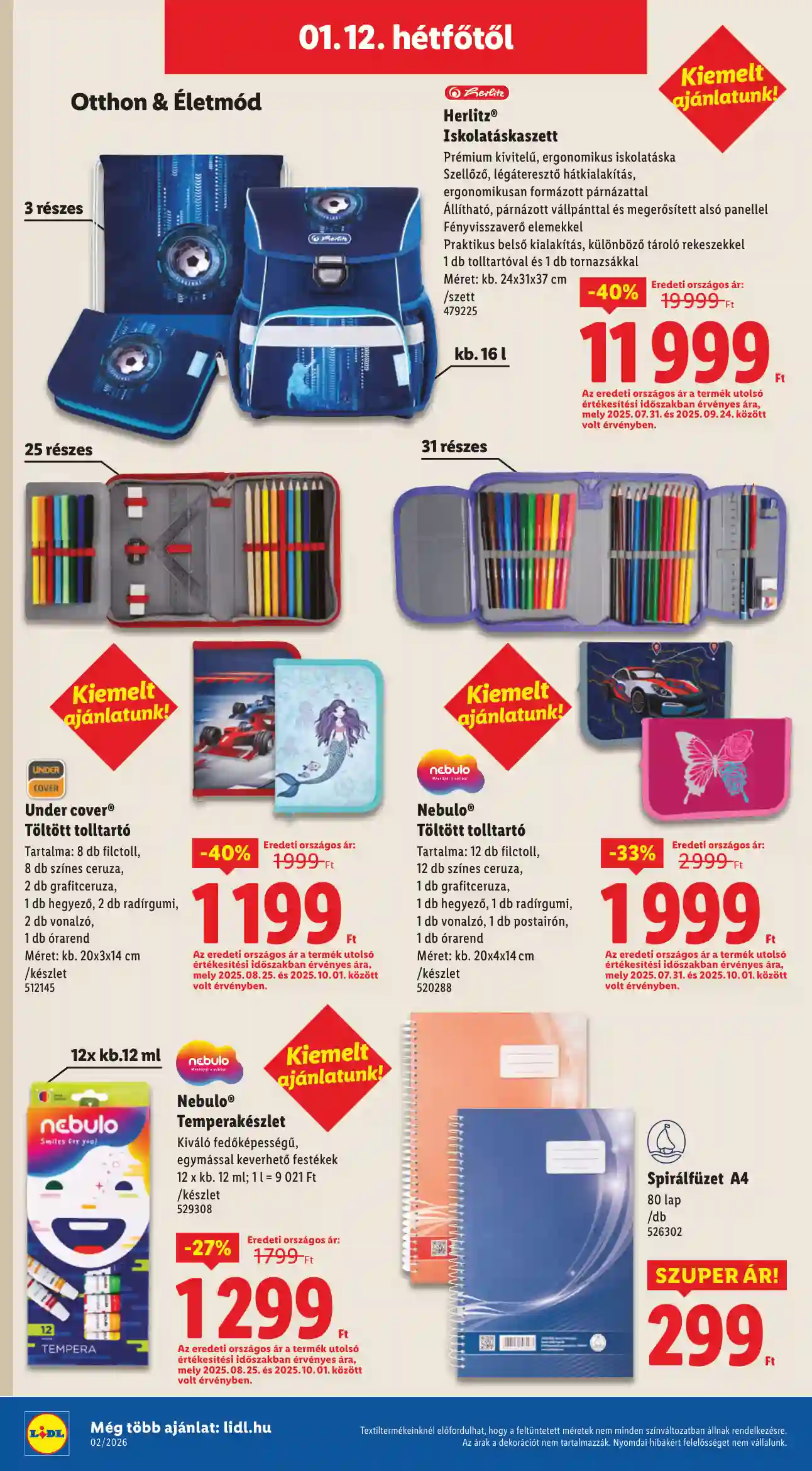 Lidl akciós újság 2. hét (Érvényes 01.08-tól) (10 oldal)