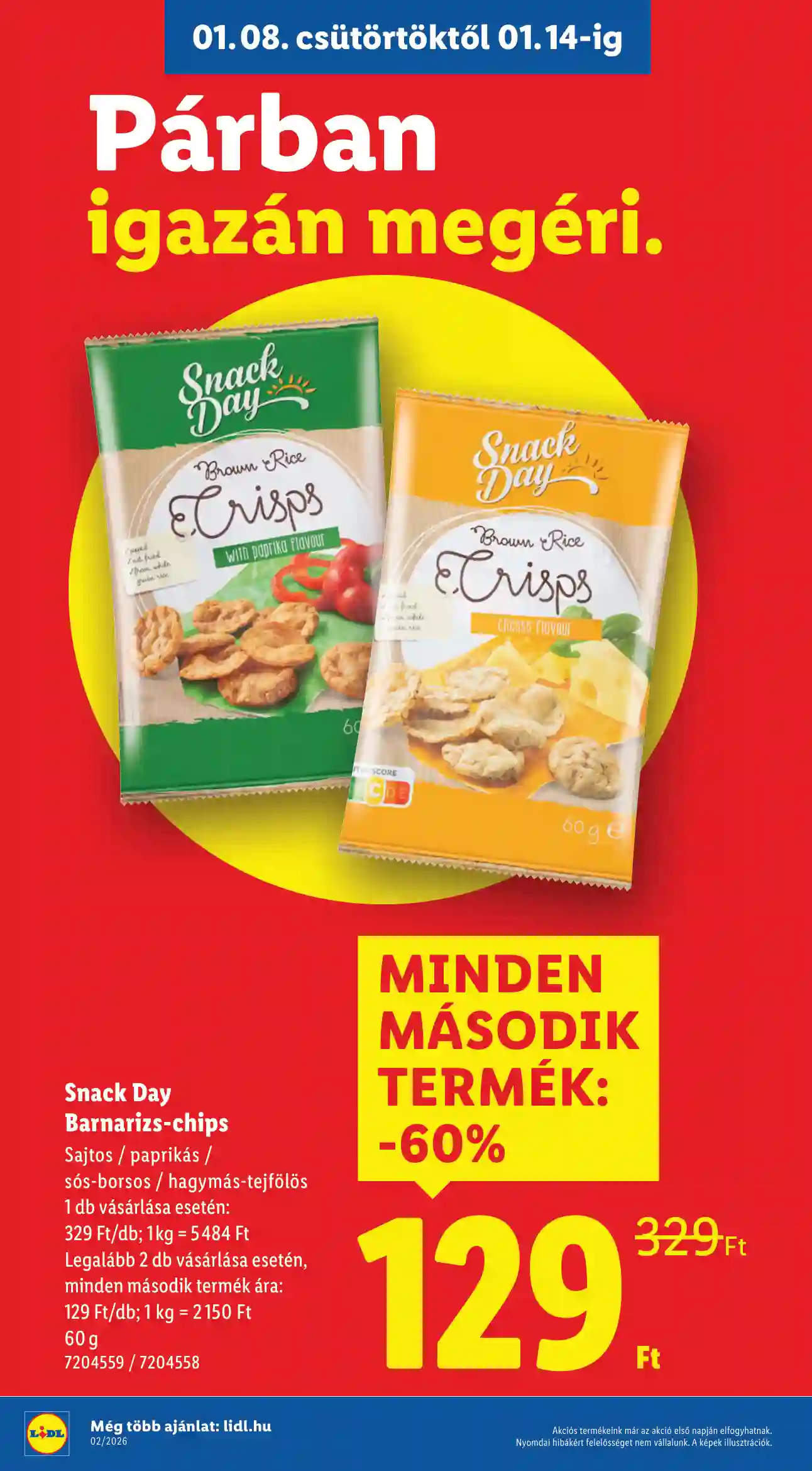 Lidl akciós újság 2. hét (Érvényes 01.08-tól) (2 oldal)
