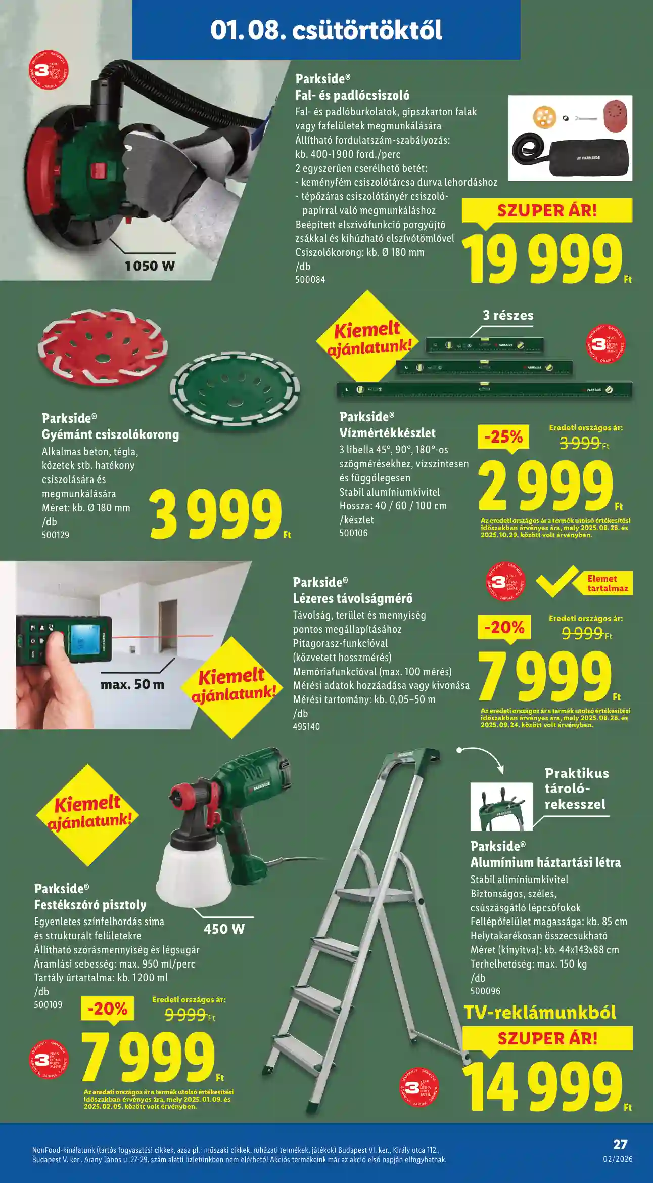Lidl akciós újság 2. hét (Érvényes 01.08-tól) (20 oldal)