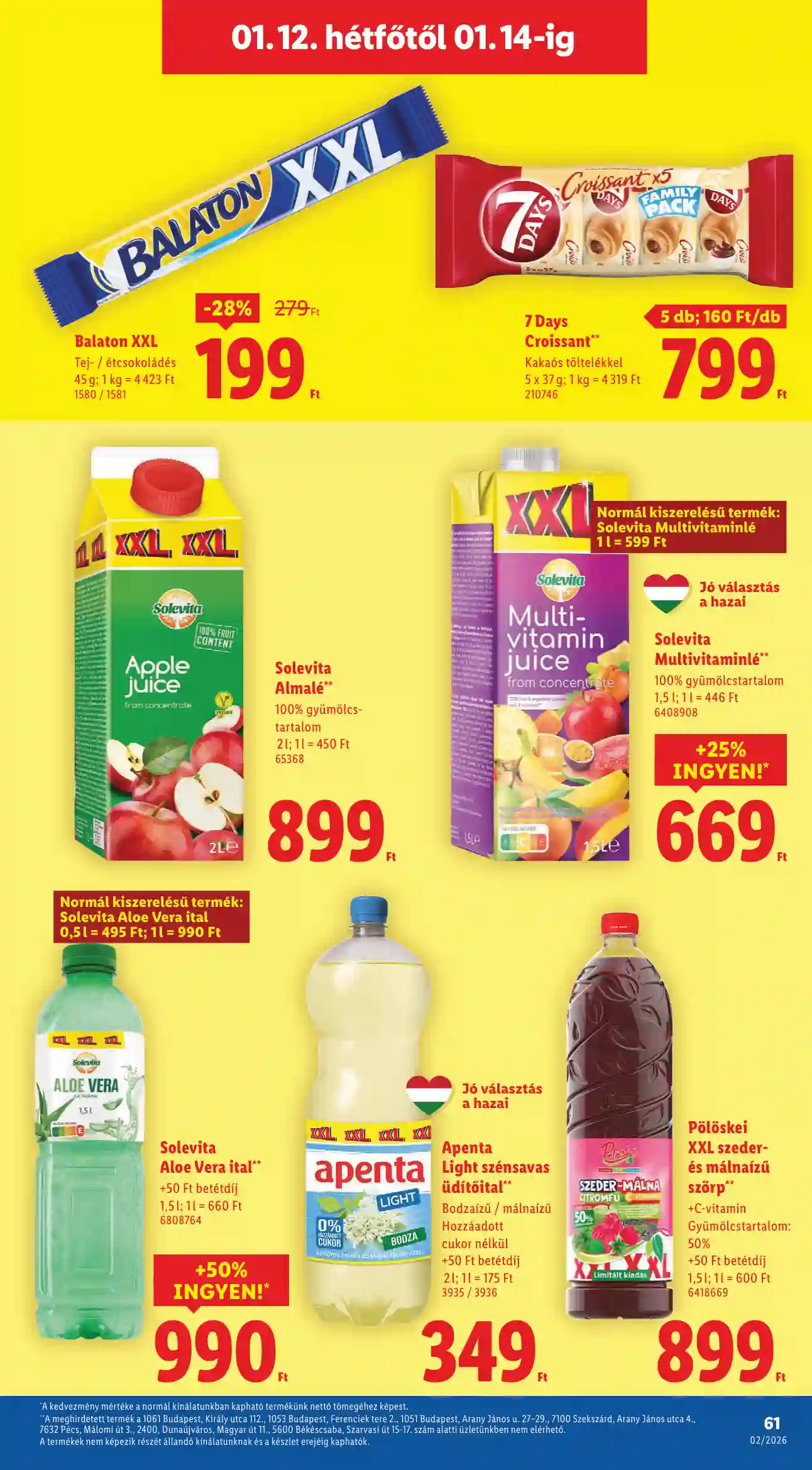 Lidl akciós újság 2. hét (Érvényes 01.08-tól) (58 oldal)