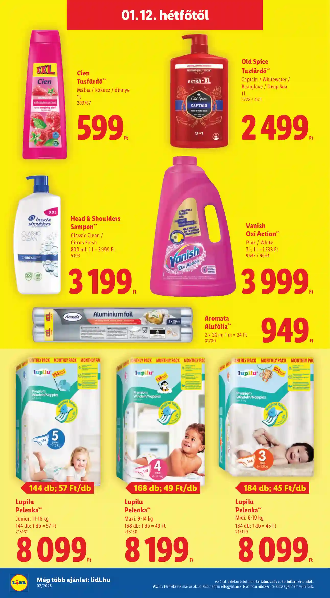 Lidl akciós újság 2. hét (Érvényes 01.08-tól) (61 oldal)
