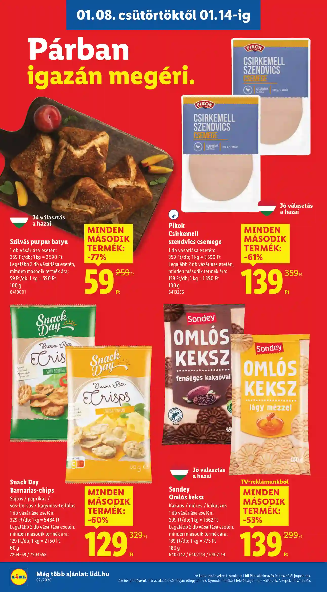 Lidl akciós újság 2. hét (Érvényes 01.08-tól) (6 oldal)