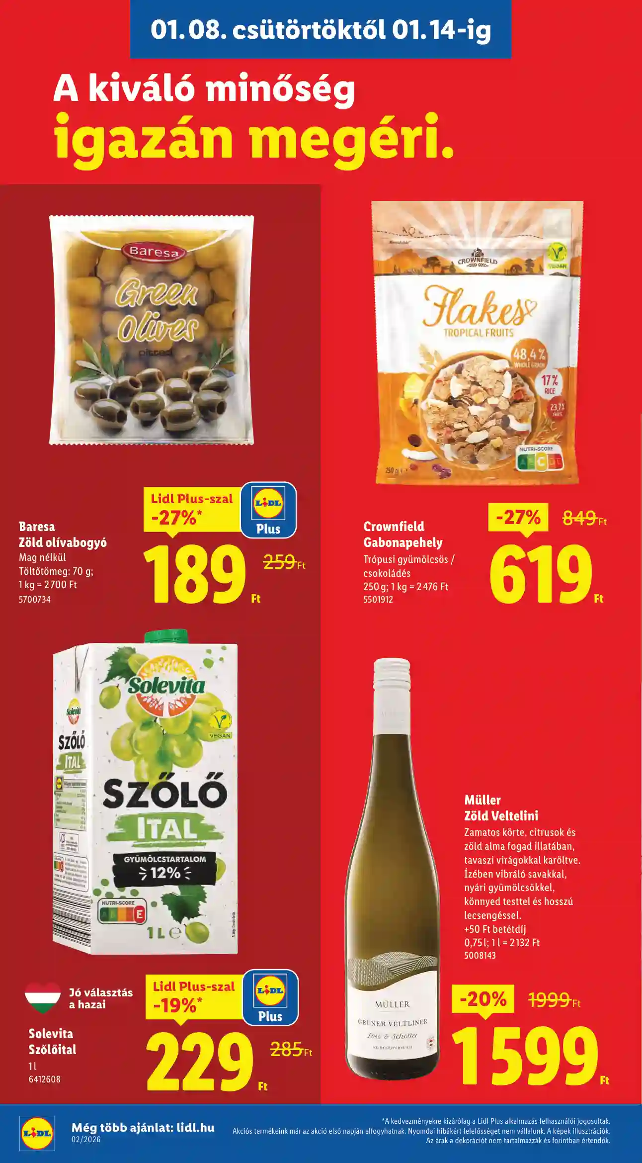 Lidl akciós újság 2. hét (Érvényes 01.08-tól) (8 oldal)
