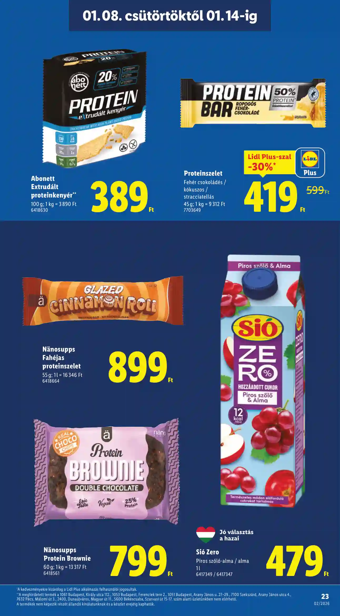 Lidl akciós újság 2. hét (Érvényes 01.08-tól) (16 oldal)