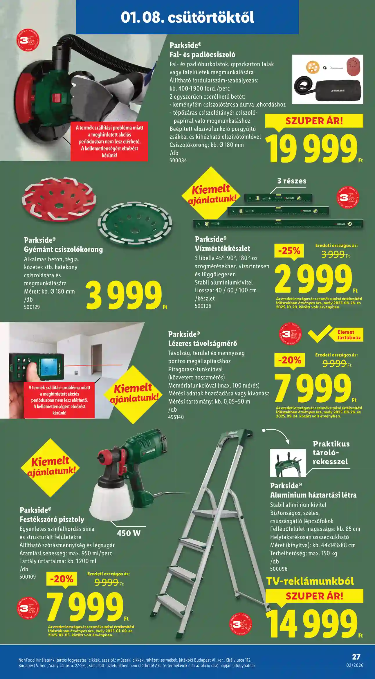 Lidl akciós újság 2. hét (Érvényes 01.08-tól) (20 oldal)