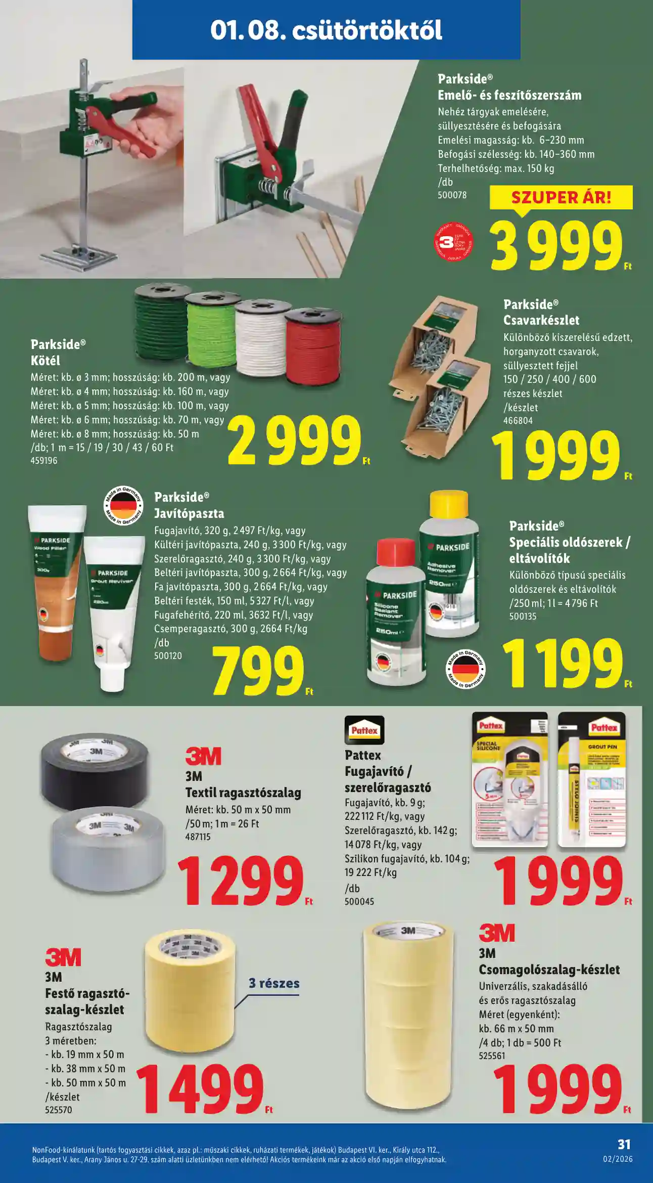 Lidl akciós újság 2. hét (Érvényes 01.08-tól) (25 oldal)