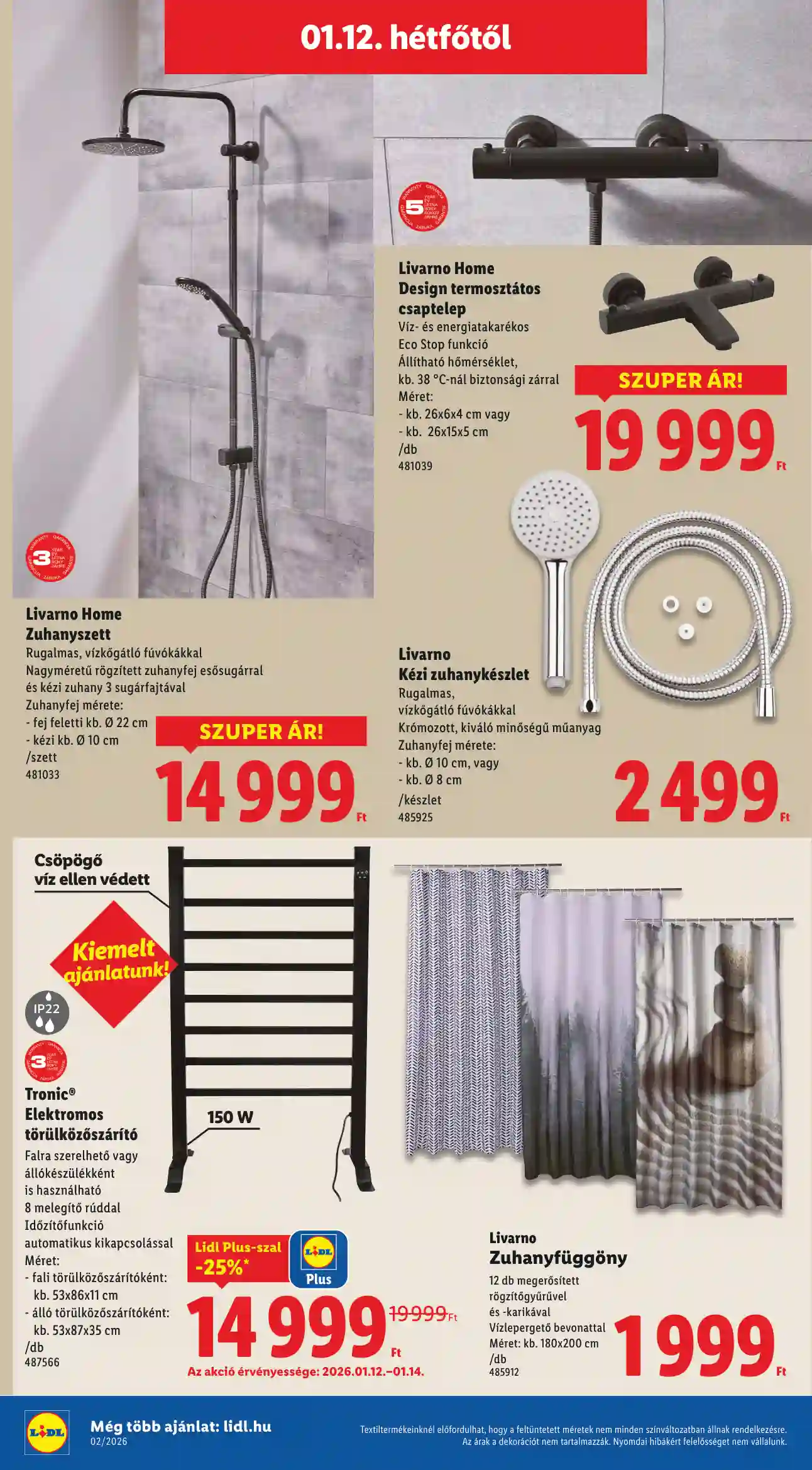 Lidl akciós újság 2. hét (Érvényes 01.08-tól) (45 oldal)