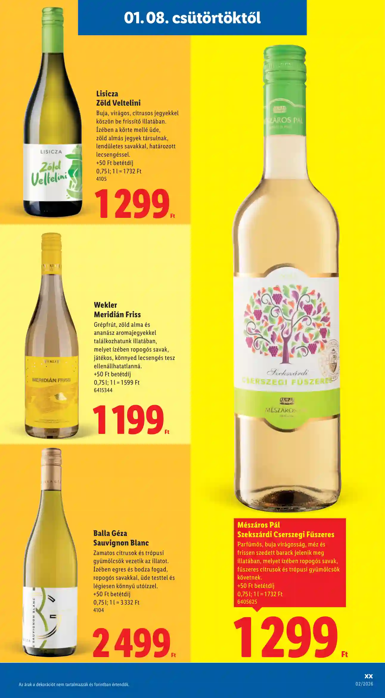 Lidl akciós újság 2. hét (Érvényes 01.08-tól) (5 oldal)