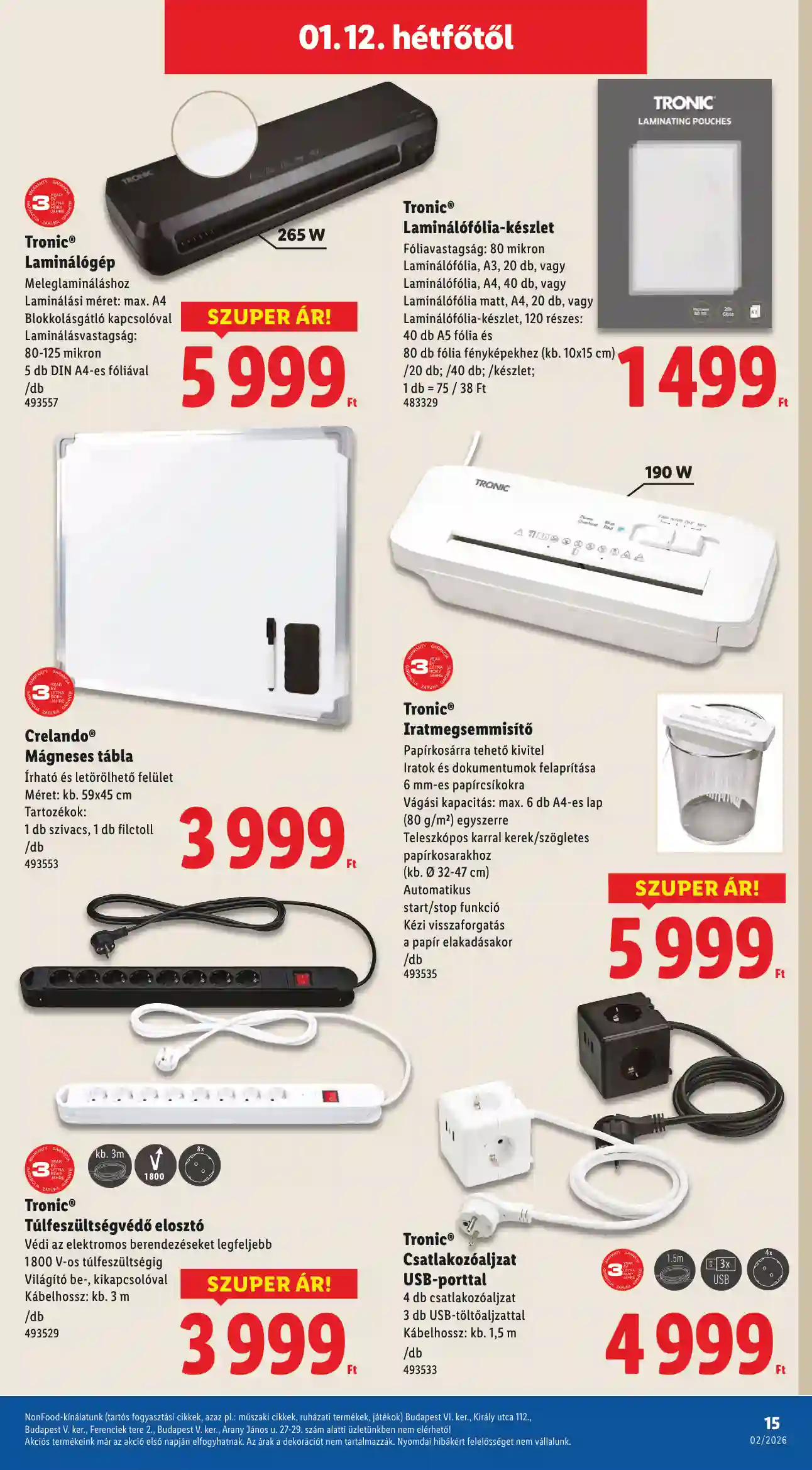 Lidl akciós újság 2. hét (Érvényes 01.08-tól) (7 oldal)