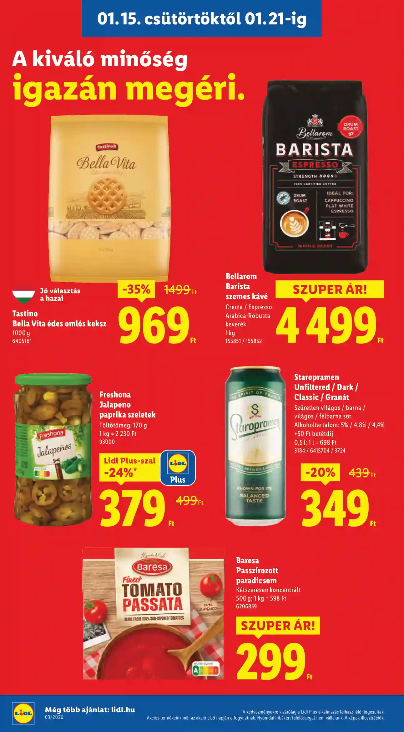 Lidl akciós újság 3. hét (Érvényes 01.15-től) (6 oldal)