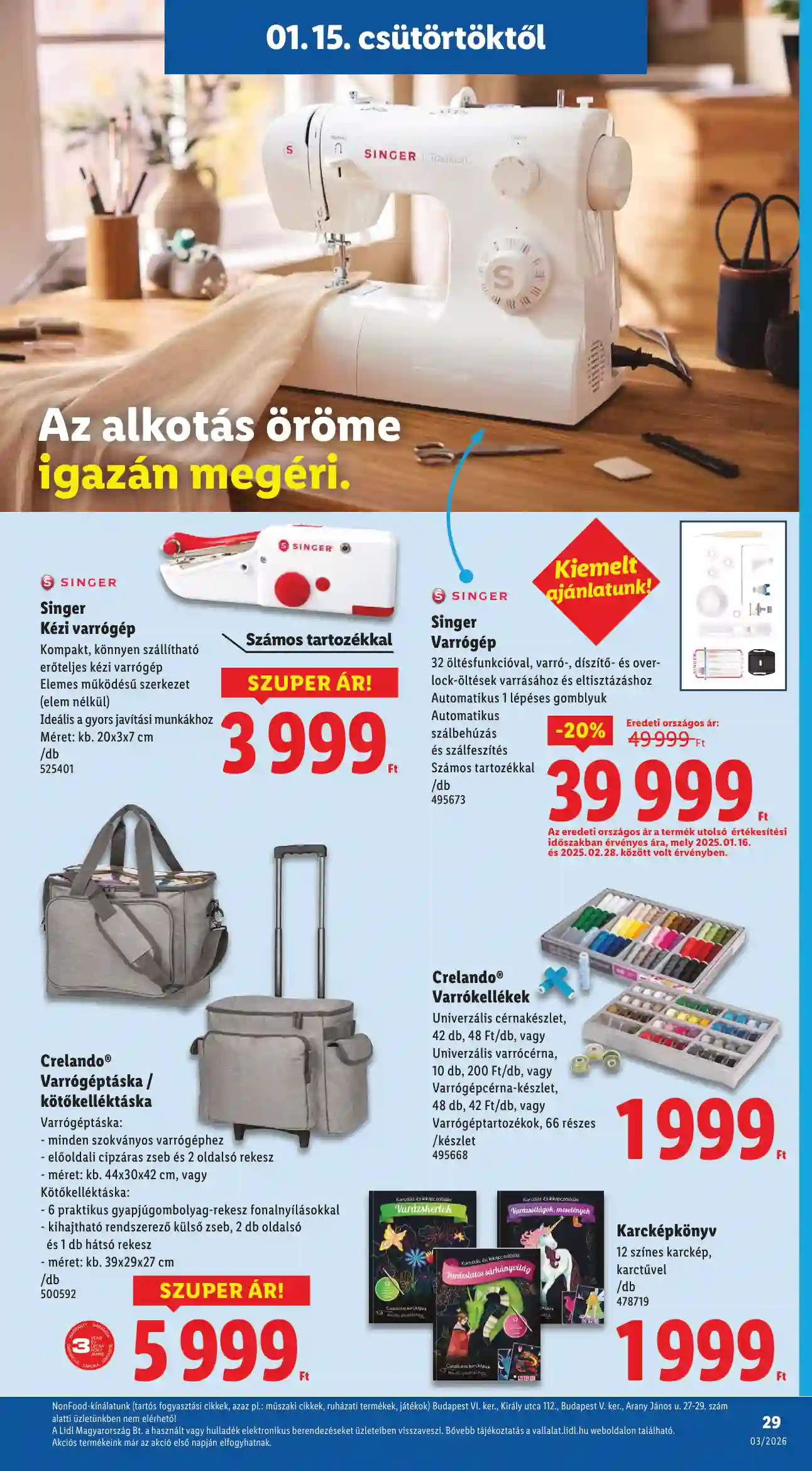 Lidl akciós újság 3. hét (Érvényes 01.15-től) (22 oldal)