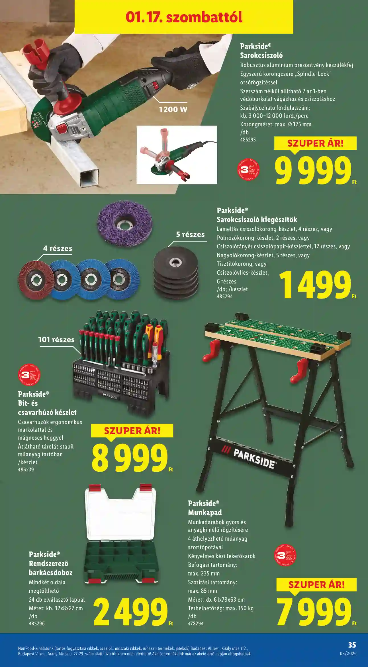 Lidl akciós újság 3. hét (Érvényes 01.15-től) (29 oldal)