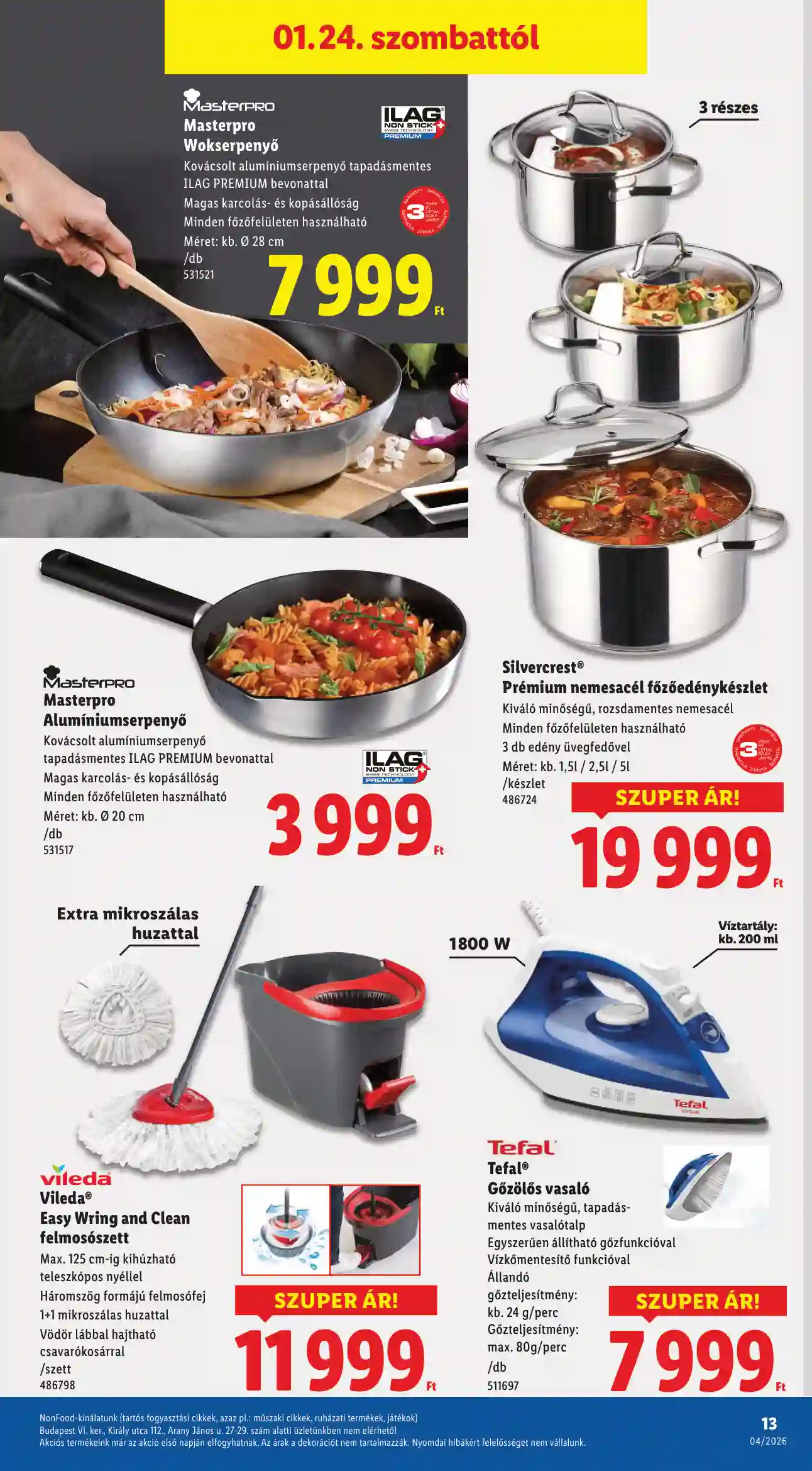 Lidl akciós újság 4. hét (Érvényes 01.22-től) (5 oldal)