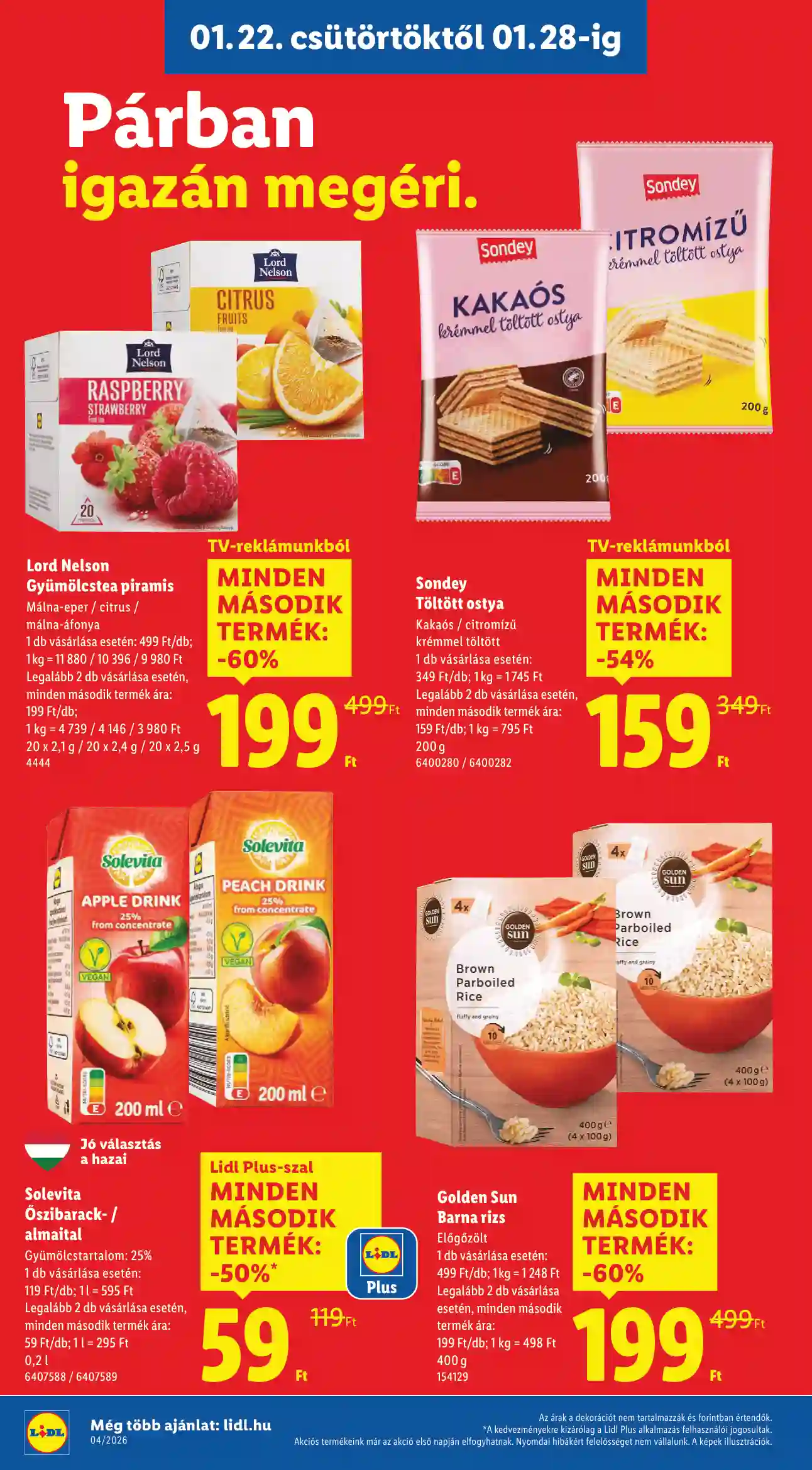 Lidl akciós újság 4. hét (Érvényes 01.22-től) (4 oldal)