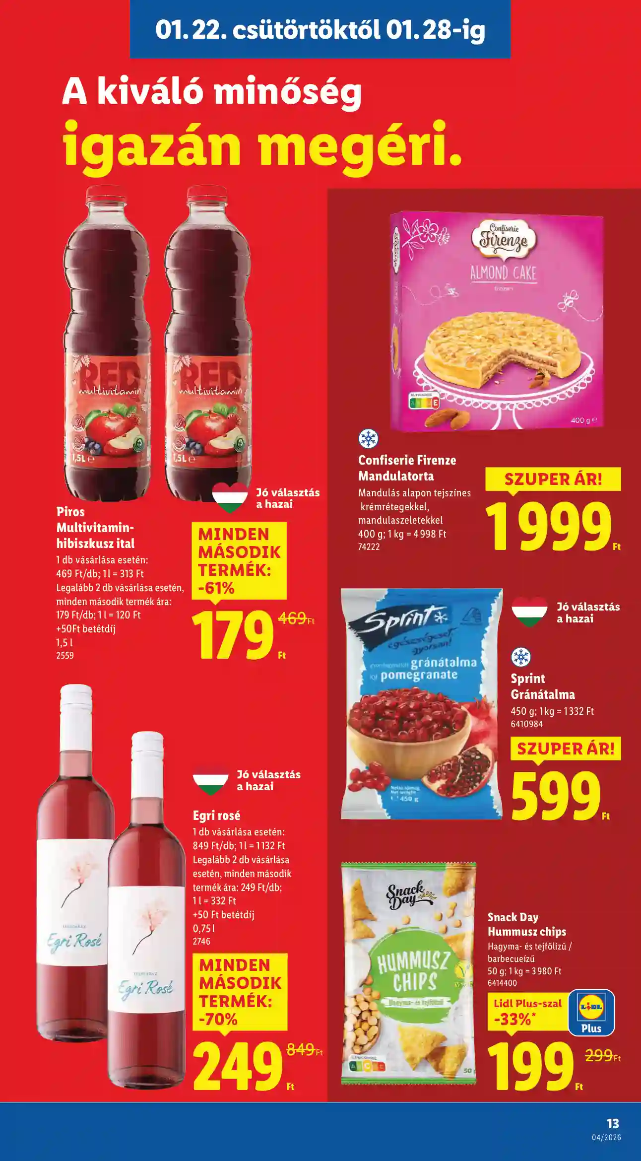 Lidl akciós újság 4. hét (Érvényes 01.22-től) (5 oldal)