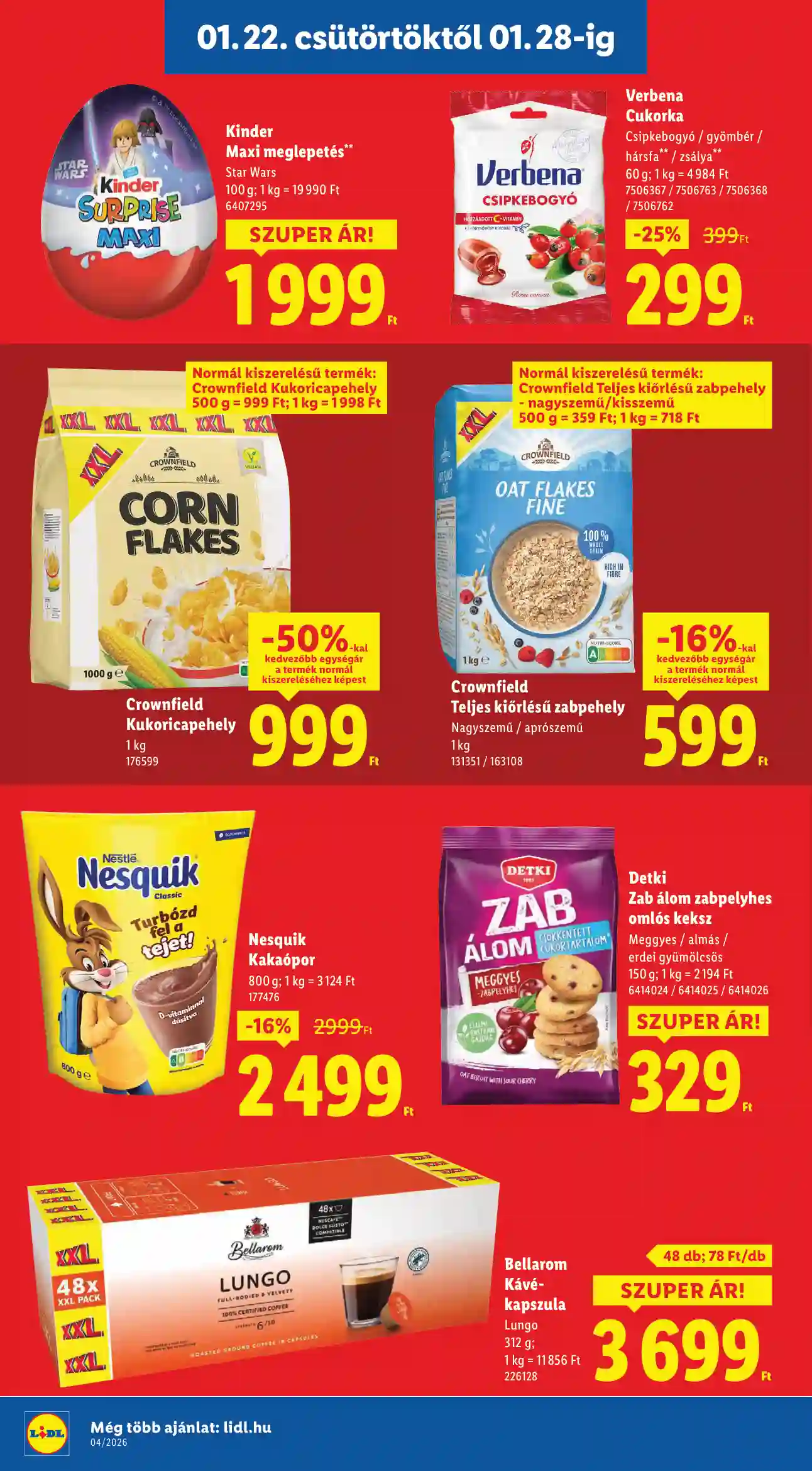 Lidl akciós újság 4. hét (Érvényes 01.22-től) (6 oldal)