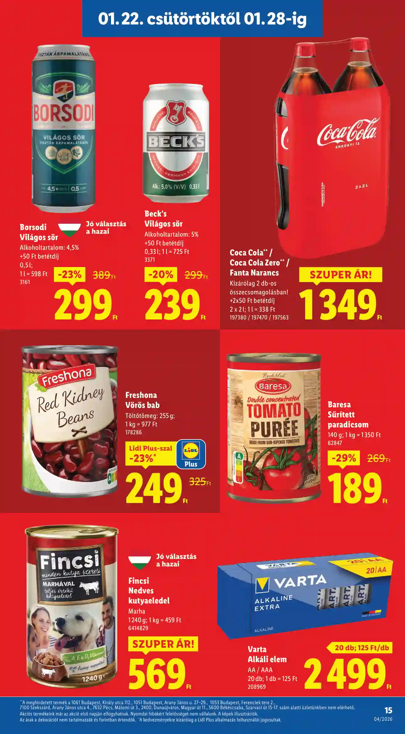 Lidl akciós újság 4. hét (Érvényes 01.22-től) (7 oldal)