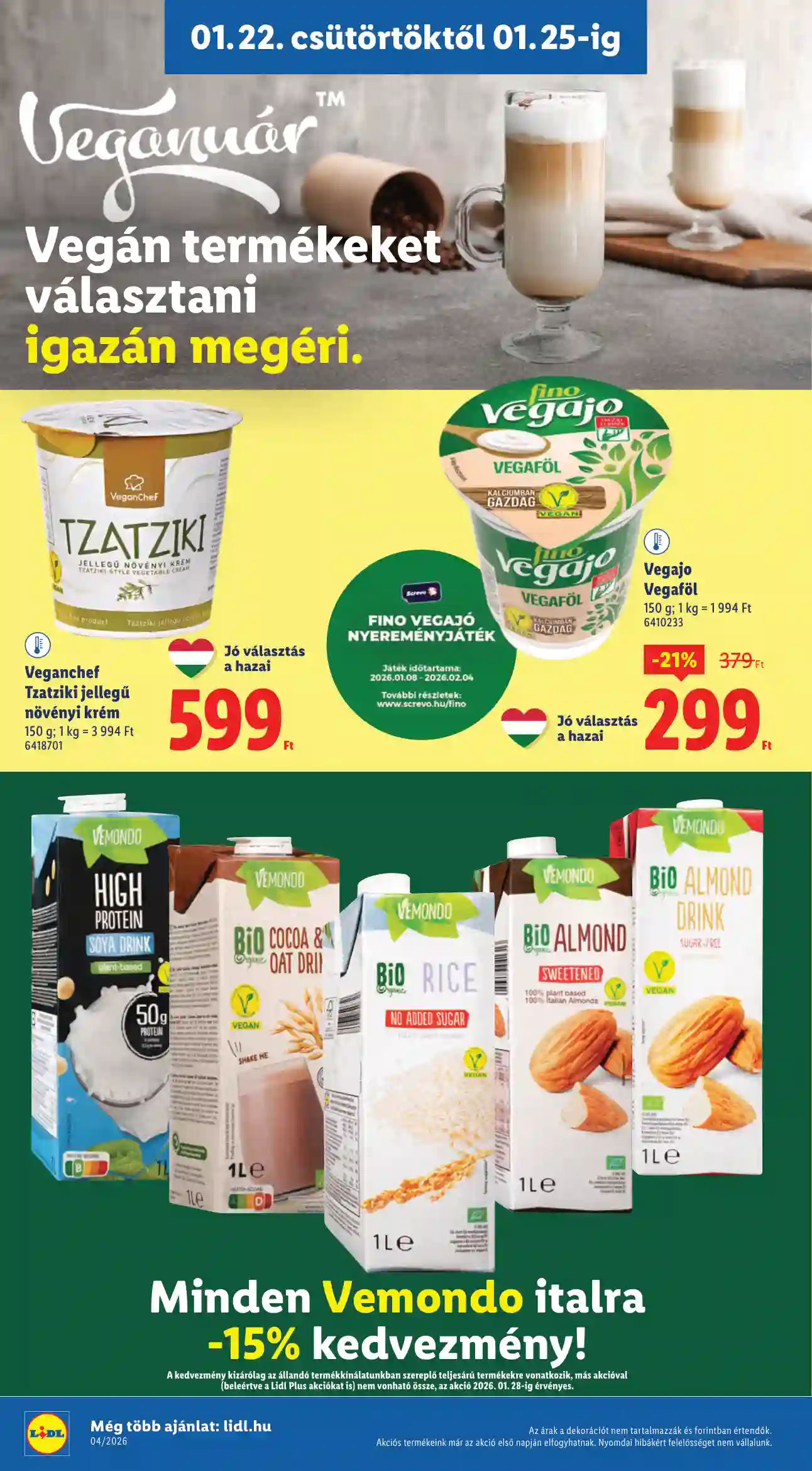 Lidl akciós újság 4. hét (Érvényes 01.22-től) (8 oldal)