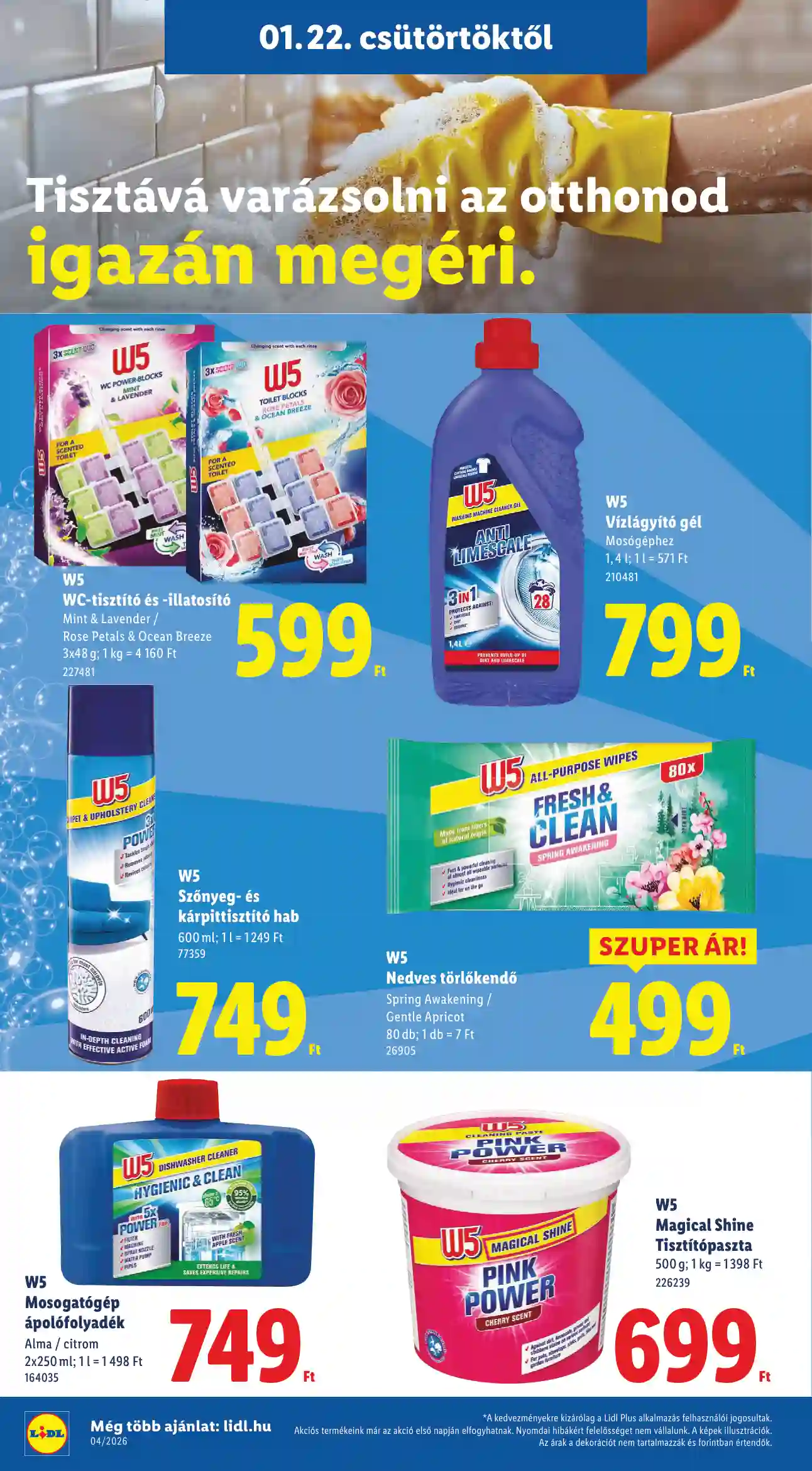 Lidl akciós újság 4. hét (Érvényes 01.22-től) (10 oldal)
