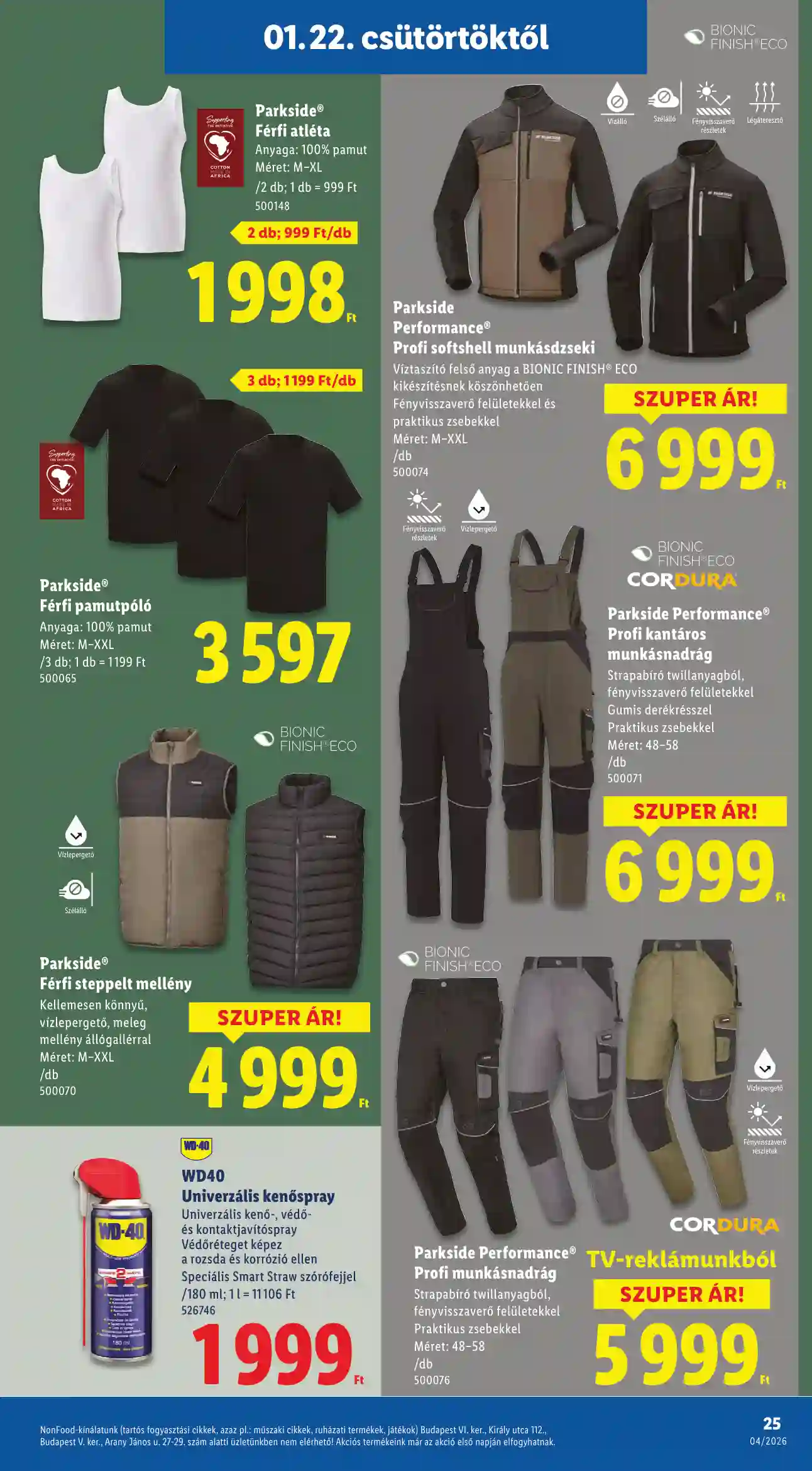 Lidl akciós újság 4. hét (Érvényes 01.22-től) (18 oldal)
