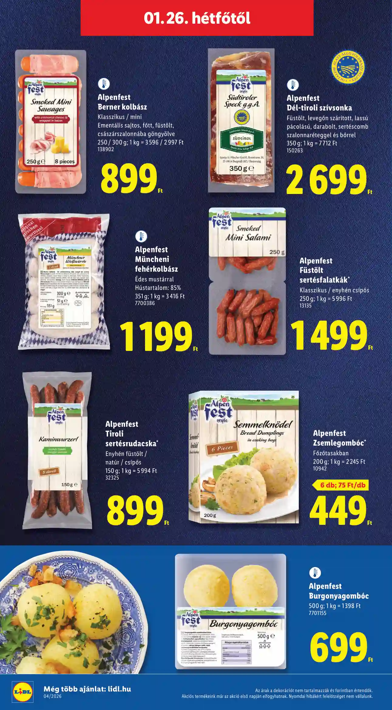 Lidl akciós újság 4. hét (Érvényes 01.22-től) (50 oldal)