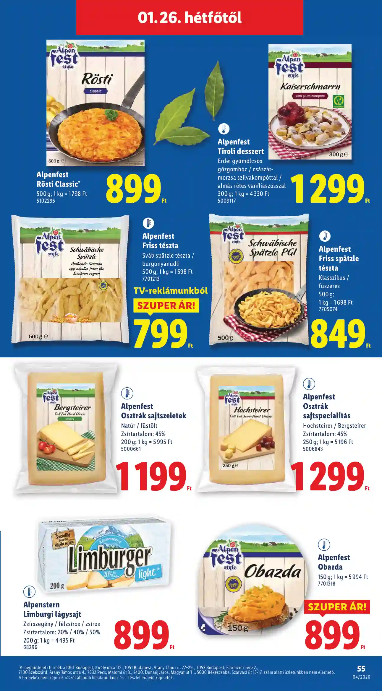 Lidl akciós újság 4. hét (Érvényes 01.22-től) (51 oldal)