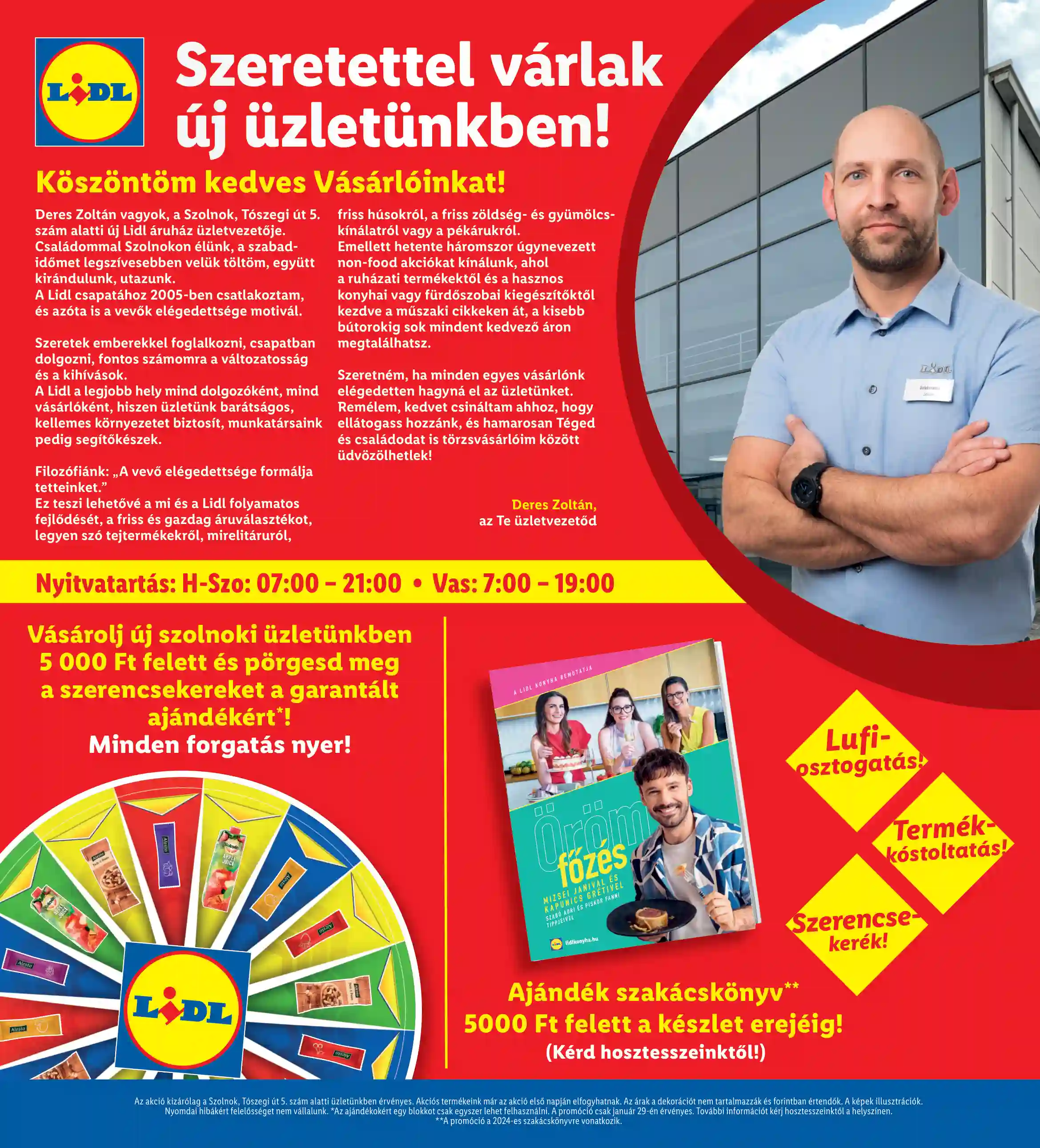 Lidl akciós újság 5. hét (Regionális akciók – Szolnok) (4 oldal)