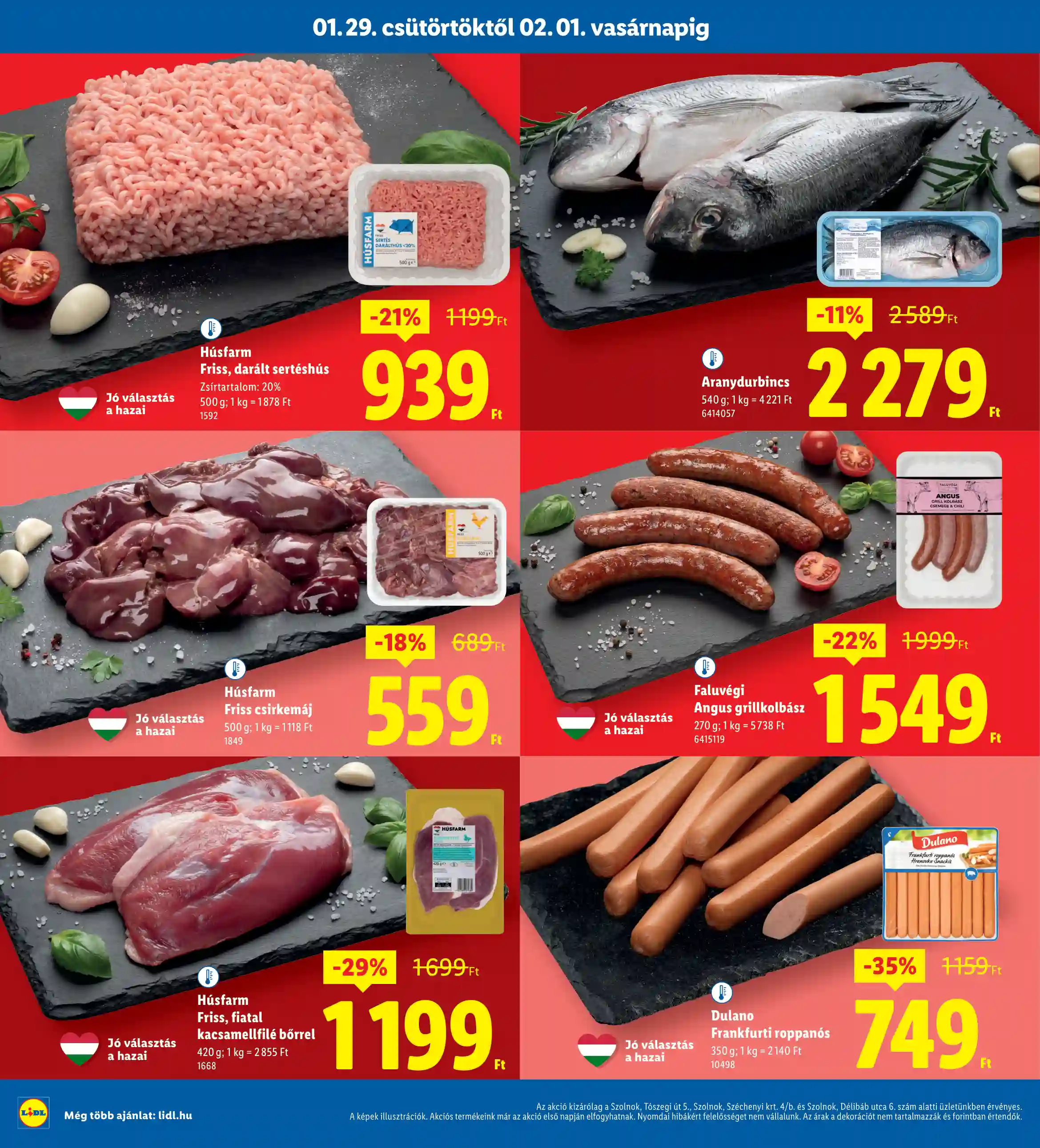 Lidl akciós újság 5. hét (Regionális akciók – Szolnok) (6 oldal)