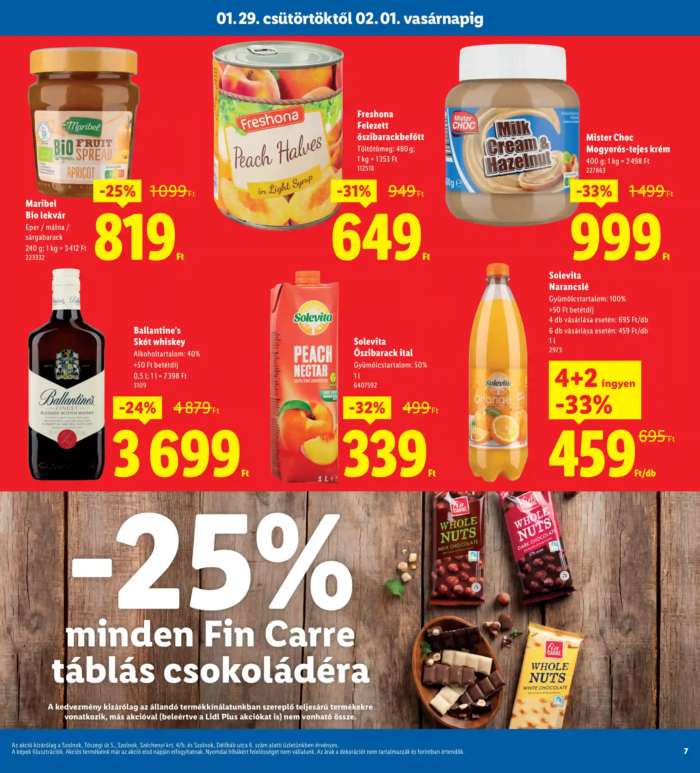 Lidl akciós újság 5. hét (Regionális akciók – Szolnok) (9 oldal)